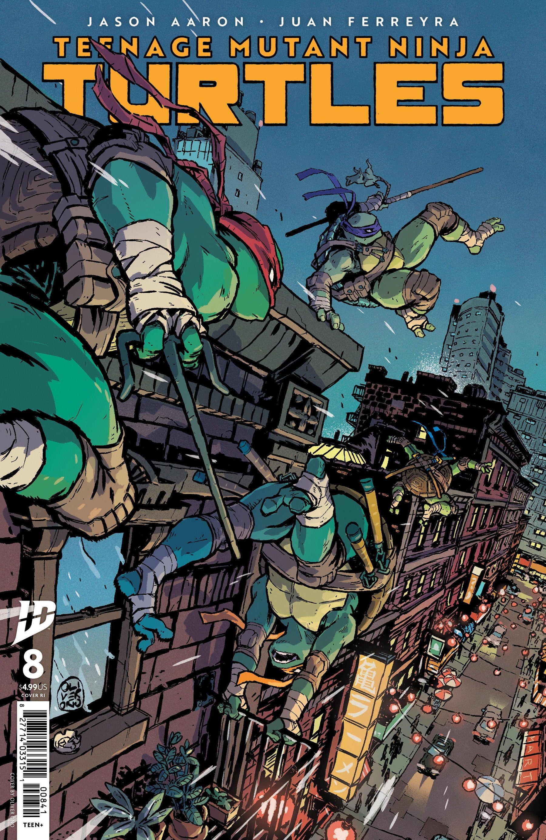 Teenage Mutant Ninja Turtles #8 Variant RI 1:10 INCV (Ono)