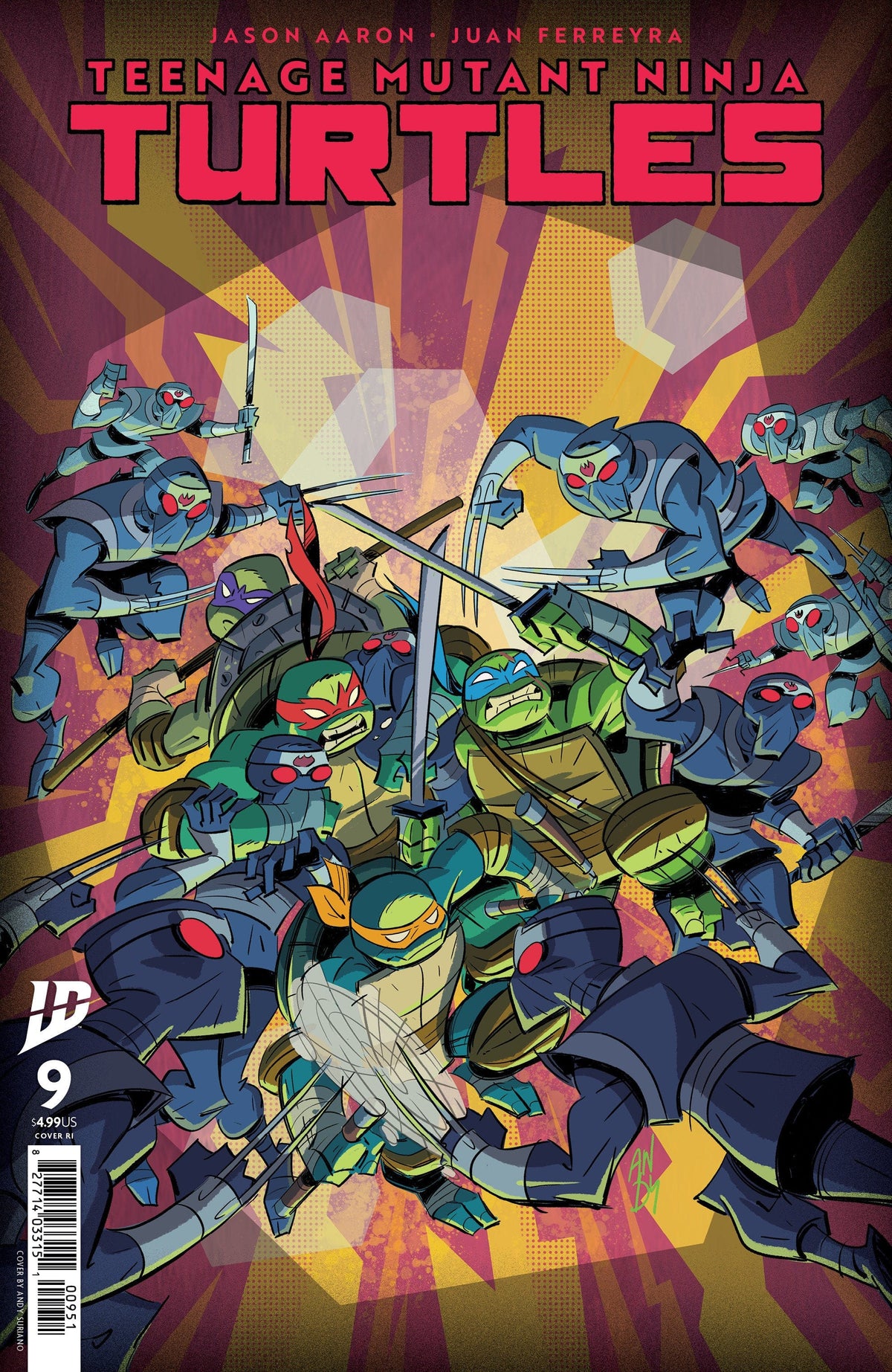 IDW Publishing Comic Books > Incentives Teenage Mutant Ninja Turtles #9 1:25 INCV Variant RI (Suriano) 82771403315100951 PRH-82771403315100951