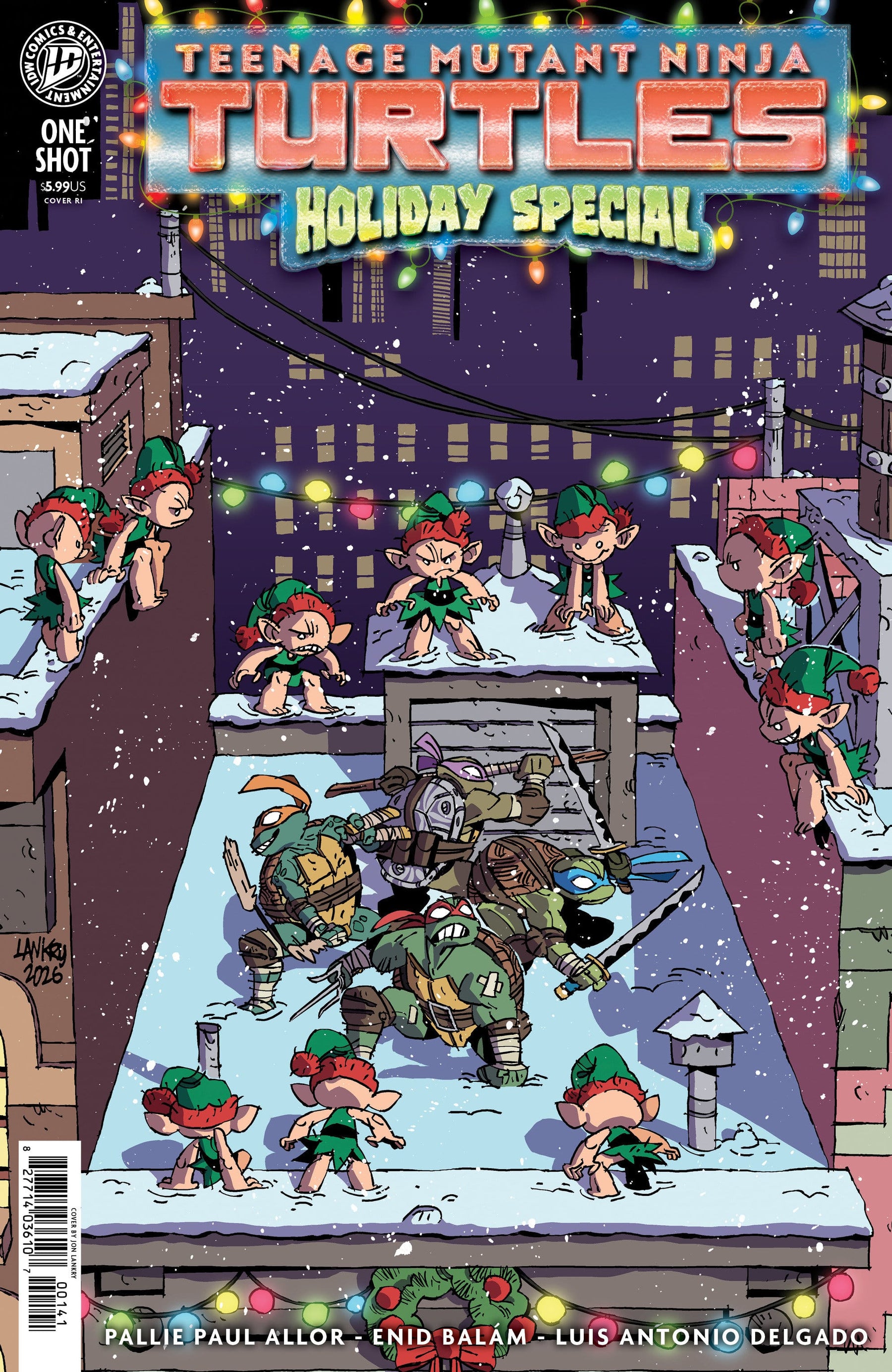 IDW Publishing Comic Books > Incentives Teenage Mutant Ninja Turtles: Holiday Special 1:10 INCV Variant RI (Lankry) (Release Date: 12/09/2026) 82771403610700141 PRH-82771403610700141