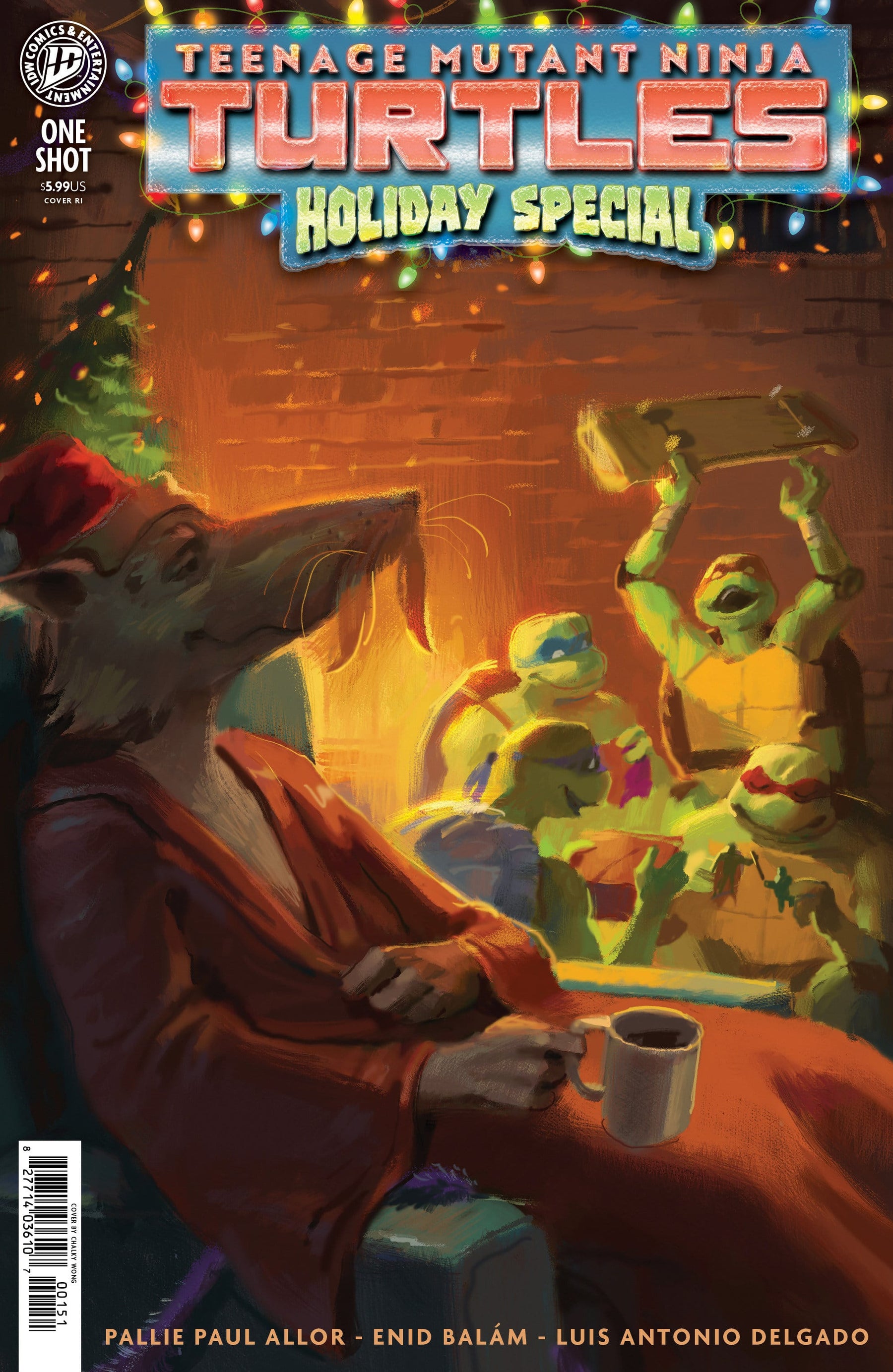 IDW Publishing Comic Books > Incentives Teenage Mutant Ninja Turtles: Holiday Special 1:25 INCV Variant RI  (Chalky Wong) (Release Date: 12/09/2026) 82771403610700151 PRH-82771403610700151