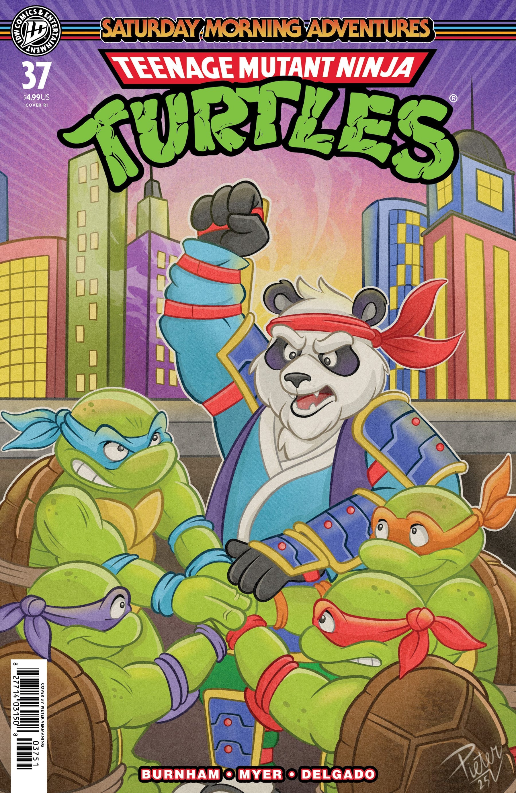 Teenage Mutant Ninja Turtles: Saturday Morning Adventures #37 1:10 INCV Variant RI (Vermaning)