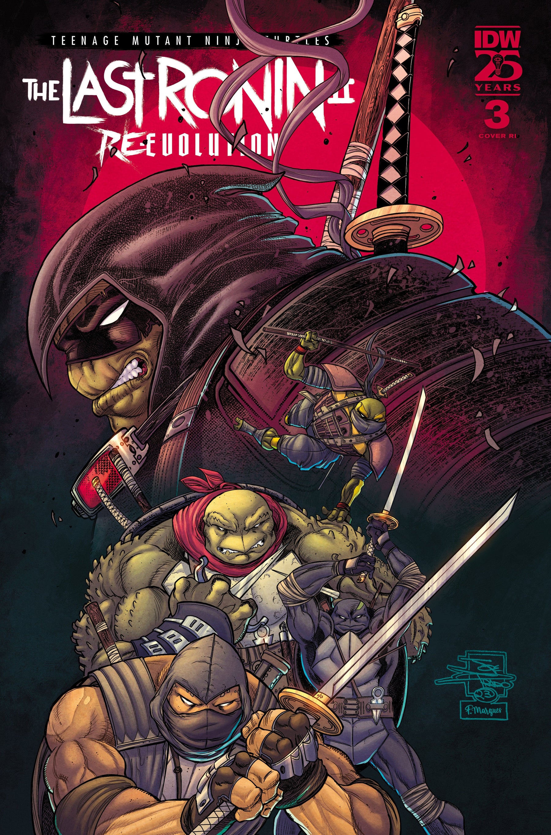 Teenage Mutant Ninja Turtles: The Last Ronin II Re-Evolution #3 1:50 INCV Variant RI (Prado)