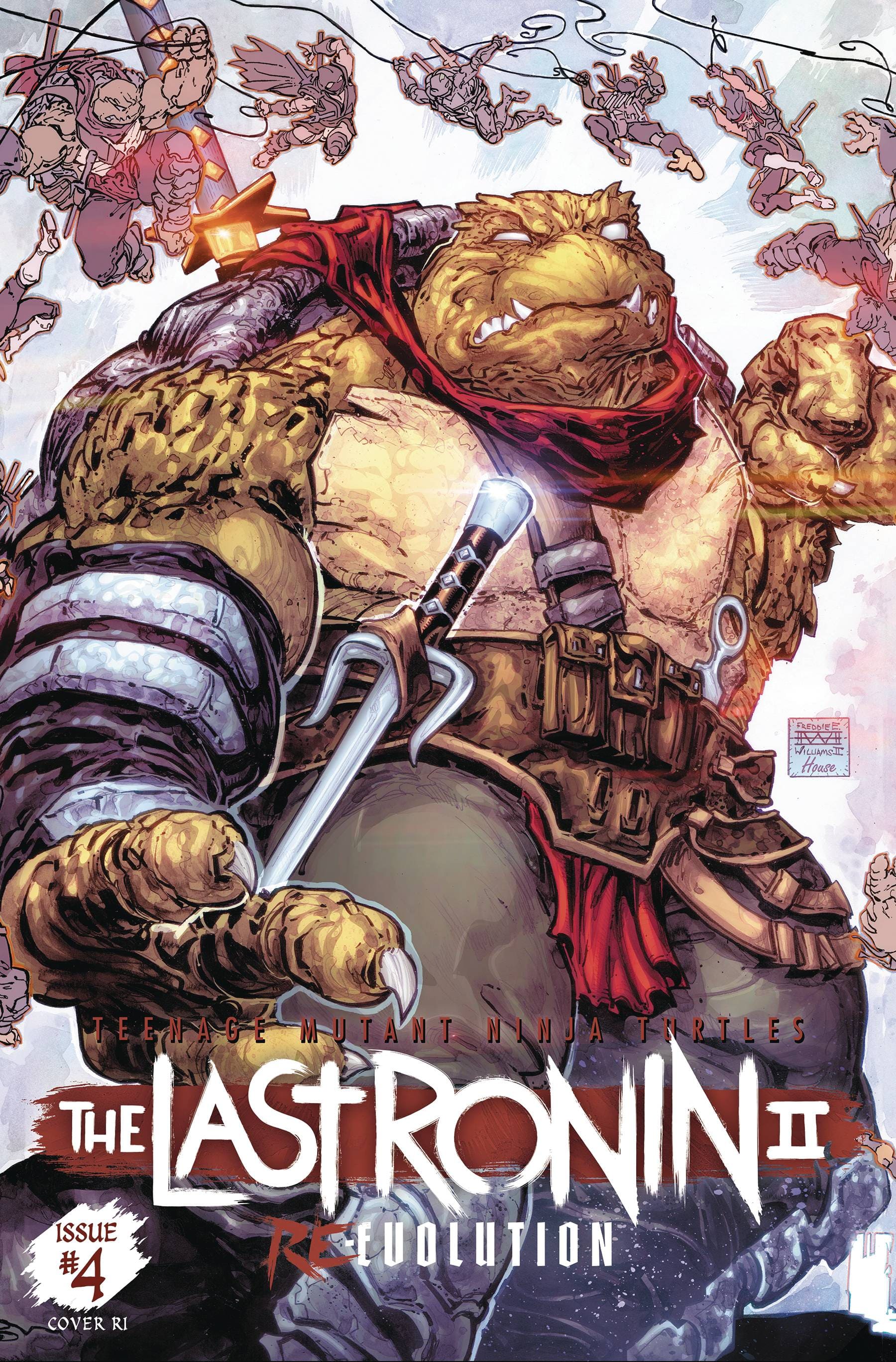 Teenage Mutant Ninja Turtles: The Last Ronin II—Re-Evolution #4 Variant RI 1:25 INCV (Williams II)