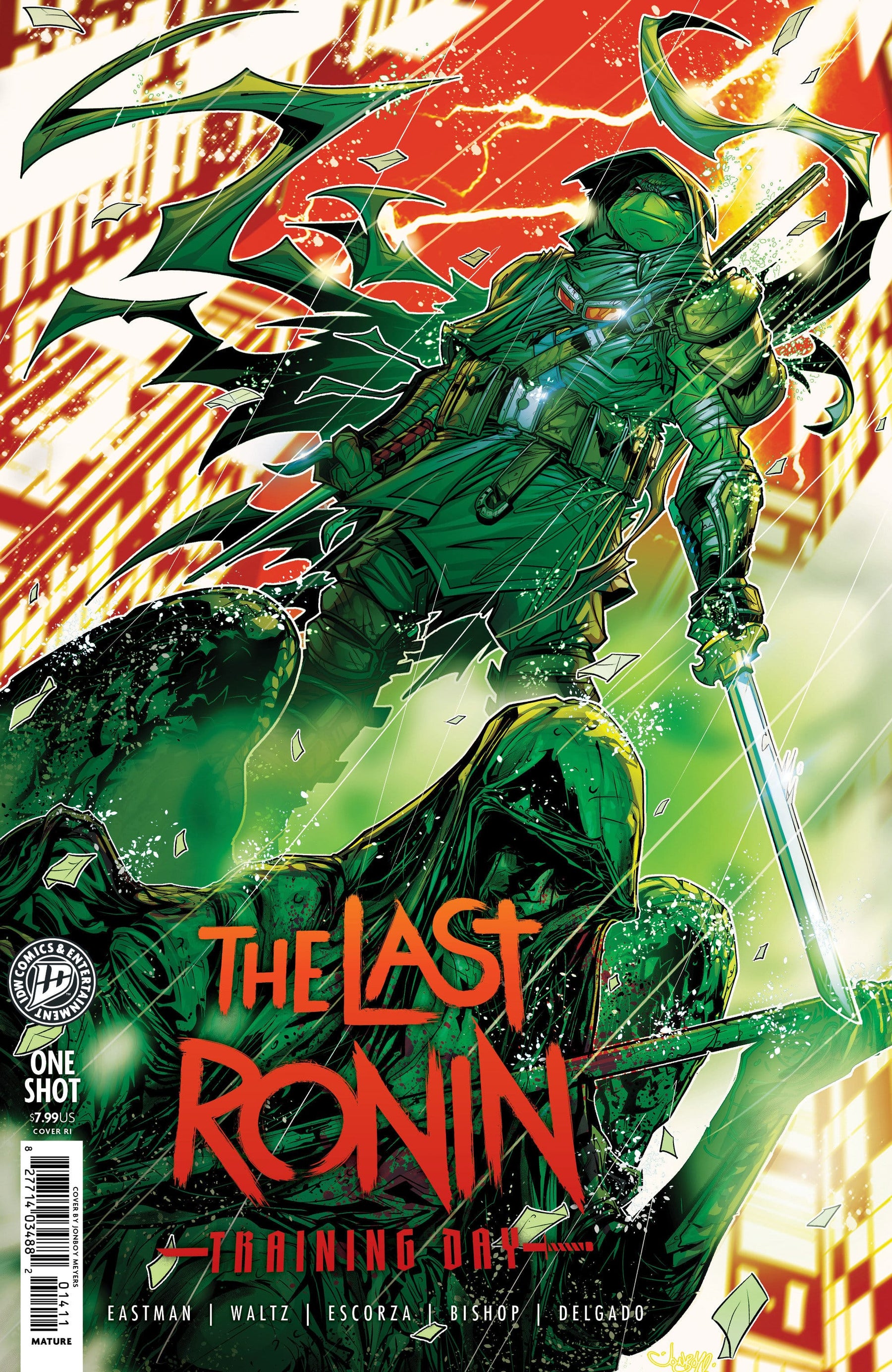 IDW Publishing Comic Books > Incentives Teenage Mutant Ninja Turtles: The Last Ronin--Training Day 1:25 INCV Varian RI (Meyers) 82771403551300151 PRH-82771403551300151