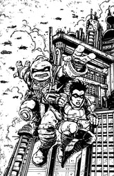 IDW Publishing Comic Books > Incentives Teenage Mutant Ninja Turtles: The Last Ronin--Training Day 1:50 INCV Varian RI (Eastman Full Art B&W) 82771403551300161 PRH-82771403551300161