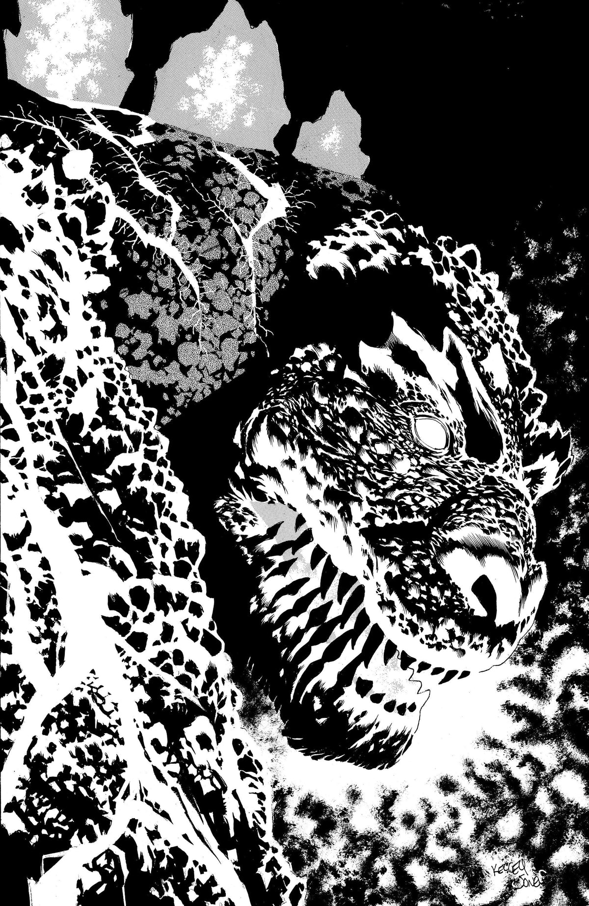 IDW Publishing Comic Books > Incentives The Horror of Godzilla [Kai-Sei Era] #1 1:50 INCV Varian RI (Jones B&W) 82771403545200161 PRH-82771403545200161