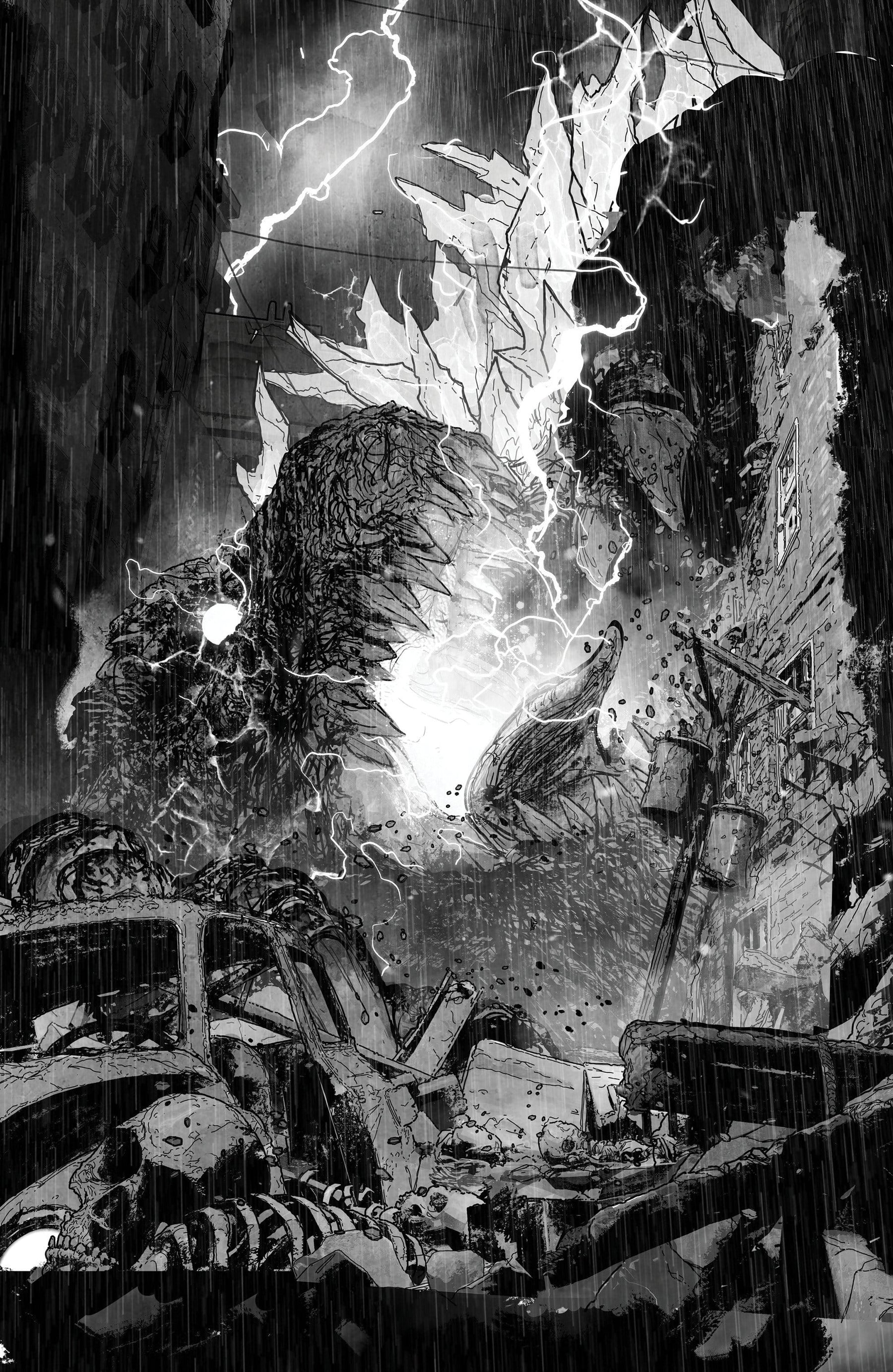 The Horror of Godzilla [Kai-Sei Era] #4 1:10 INCV Variant RI (Jones B&W Full Art) (Release Date: 01/13/2027)