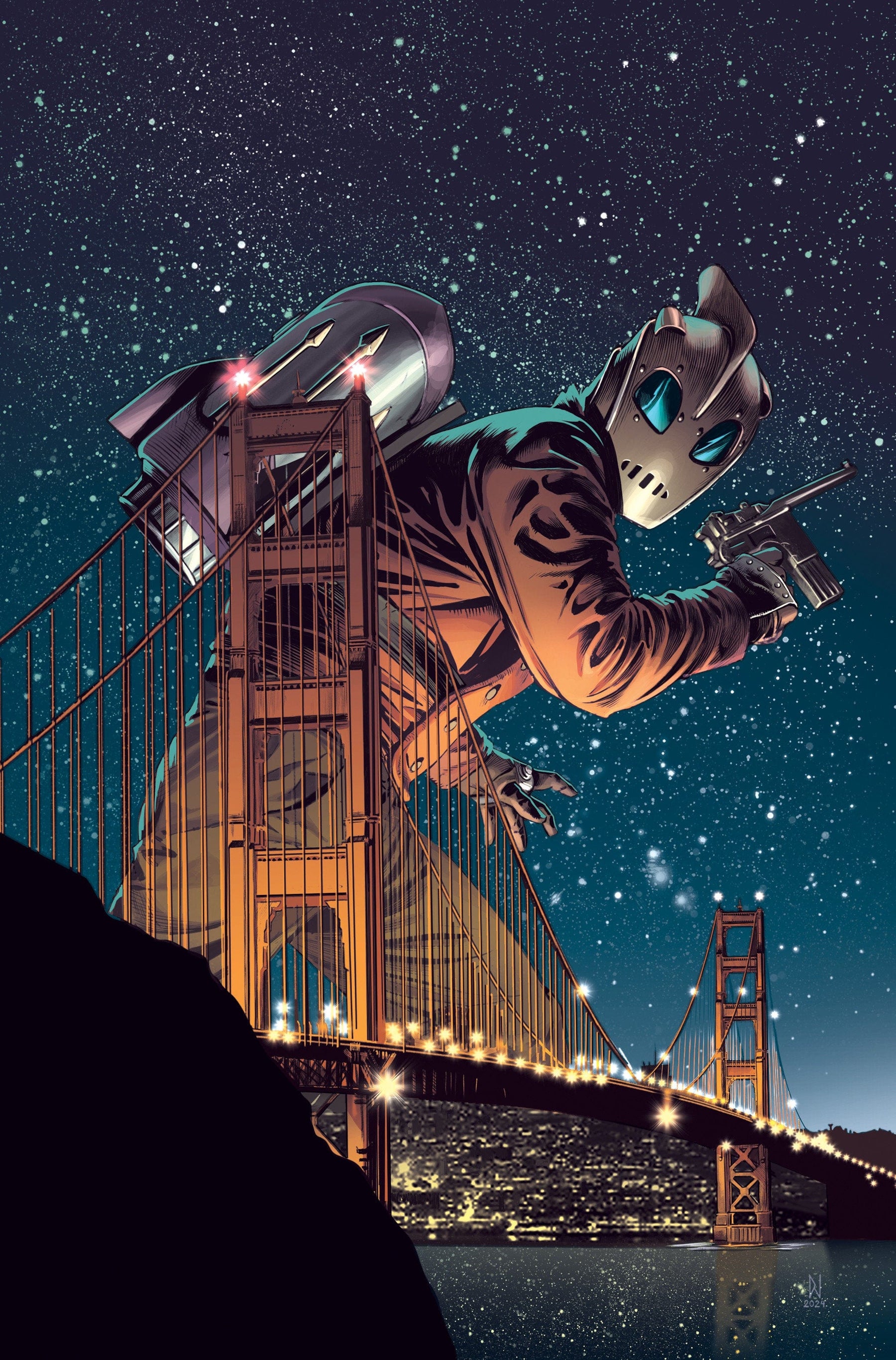 The Rocketeer: Breaks Free #2 1:10 INCV Variant RI (Wheatley Full Art)