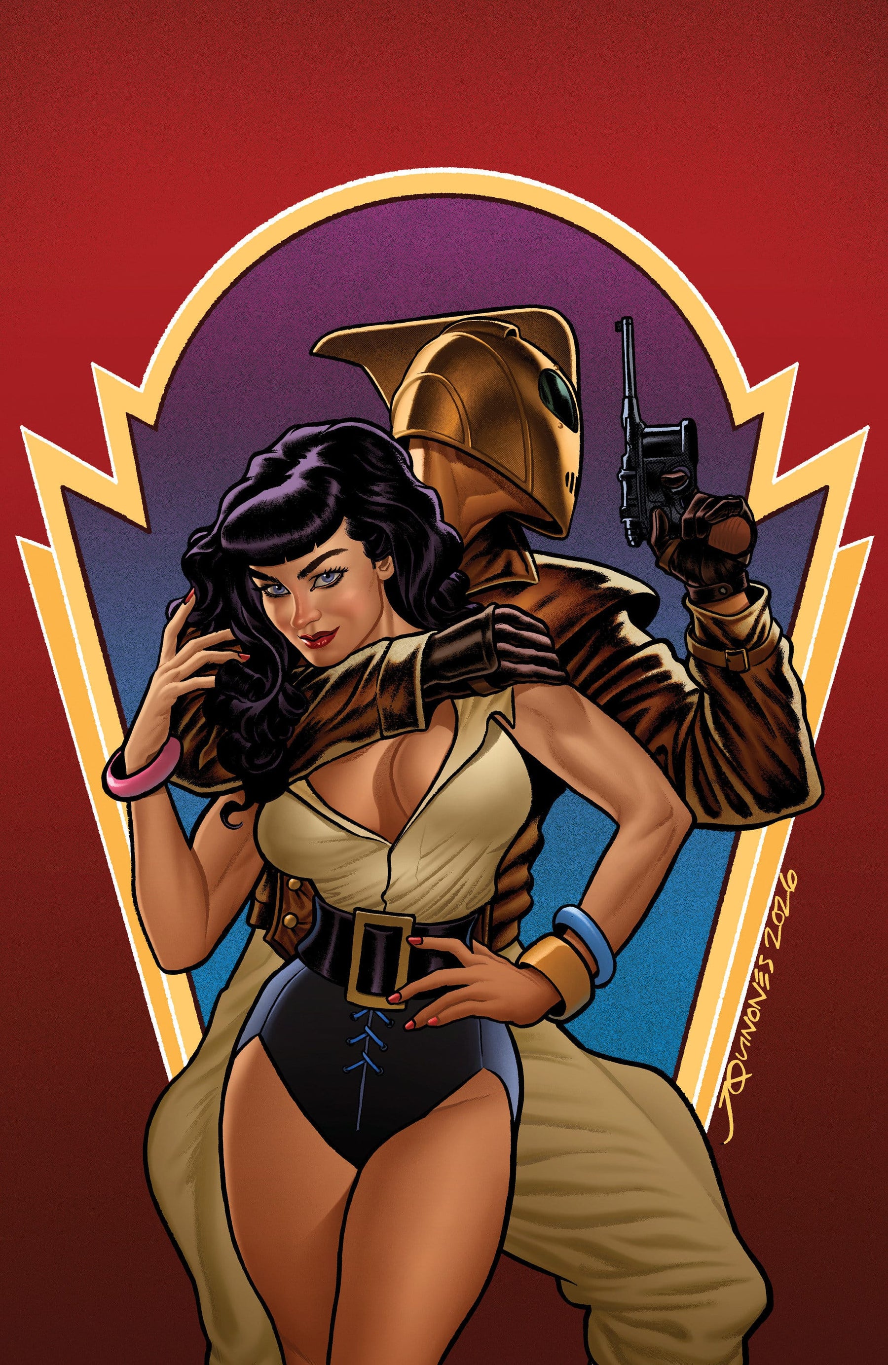 The Rocketeer: Infiltrator! #1 1:25 INCV Varian RI (Quinones Full Art)