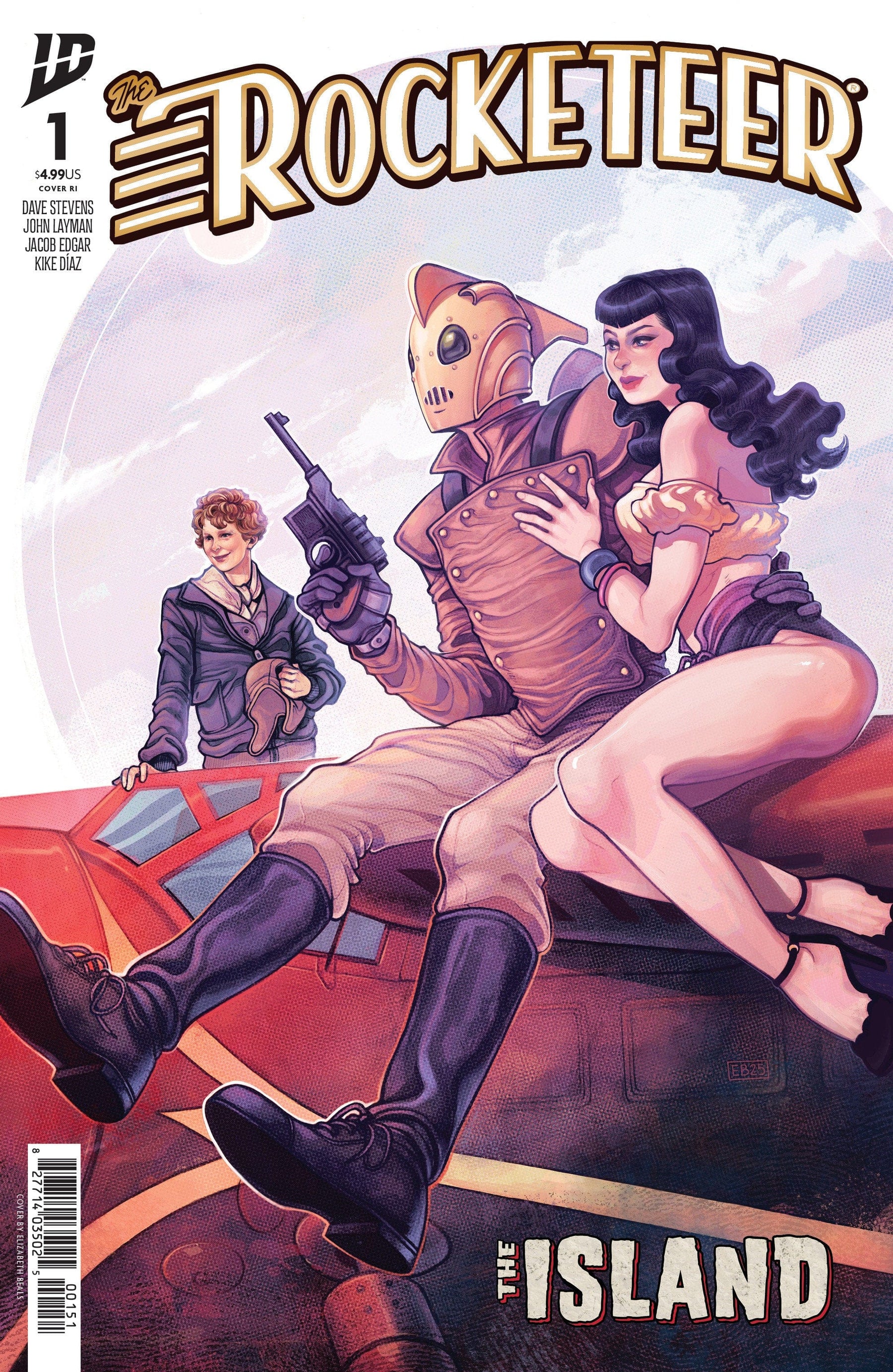 The Rocketeer: The Island #1 1:25 INCV Variant RI (Beals)