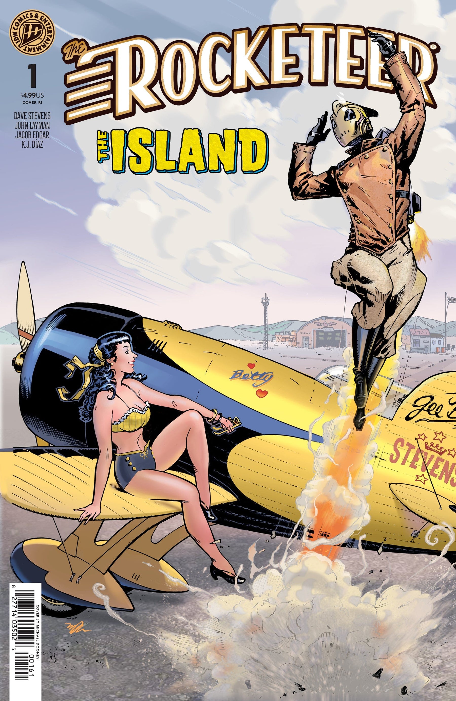 The Rocketeer: The Island #1 1:50 INCV Variant RI (Bradshaw)