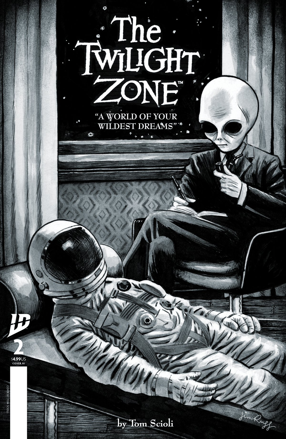 IDW Publishing Comic Books > Incentives The Twilight Zone #2 1:15 INCV Variant 82771403461500231 PRH-82771403461500231