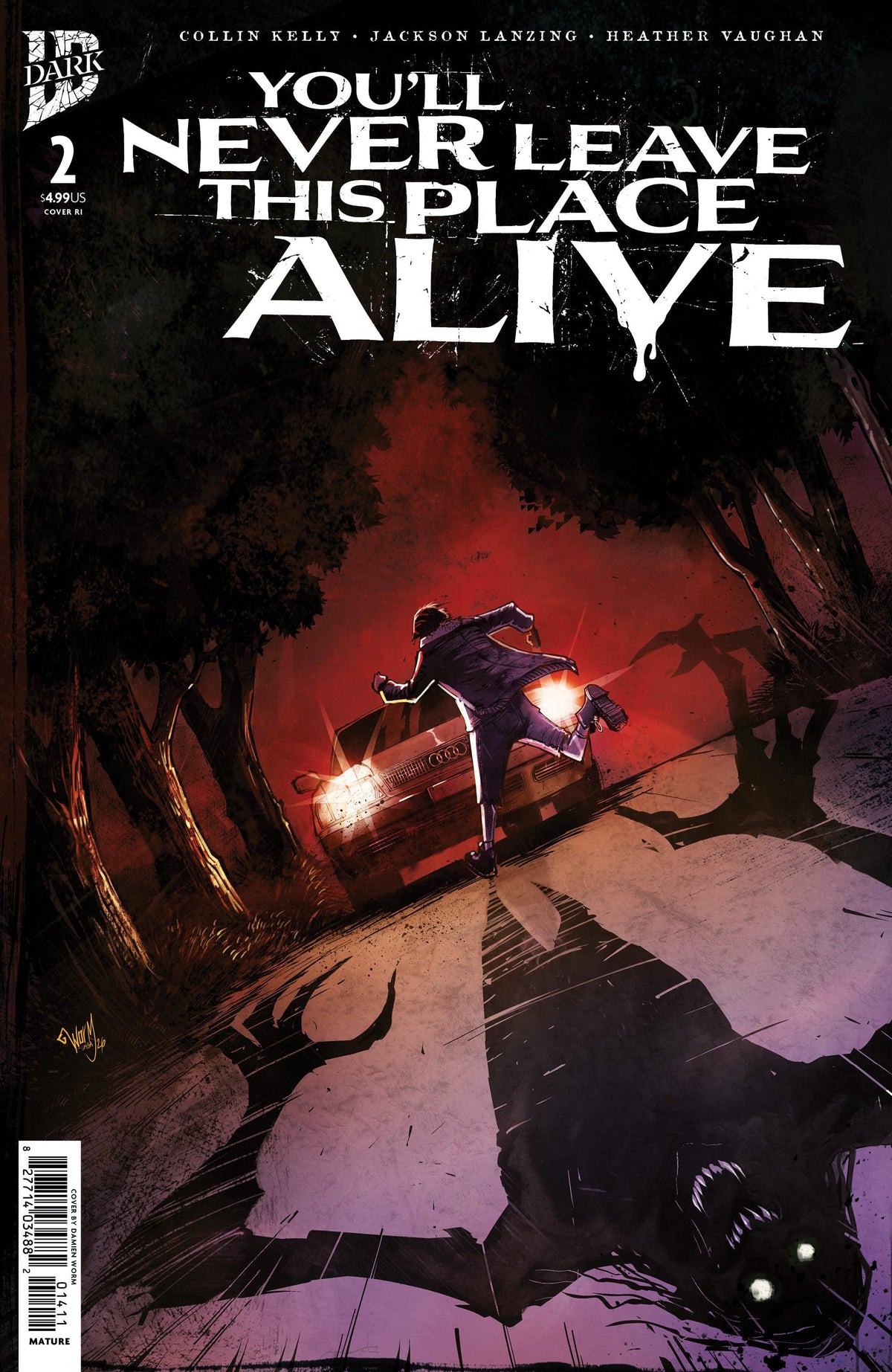 IDW Publishing Comic Books > Incentives You'll Never Leave This Place Alive #2 1:10 INCV Variant RI (Damien Worm) (Release Date: 12/09/2026) 82771403601500231 PRH-82771403601500231