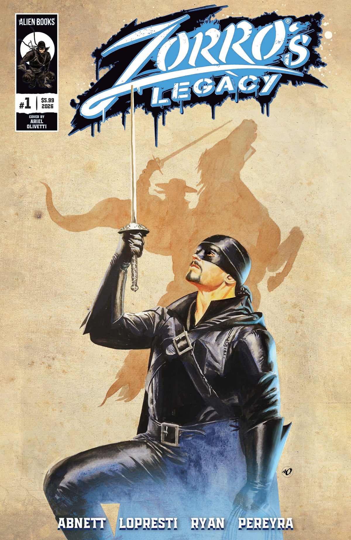 IDW Publishing Comic Books > Incentives Zorro's Legacy #1 1:15 INCV Varian RI (Olivetti) 73238818484200151 PRH-73238818484200151