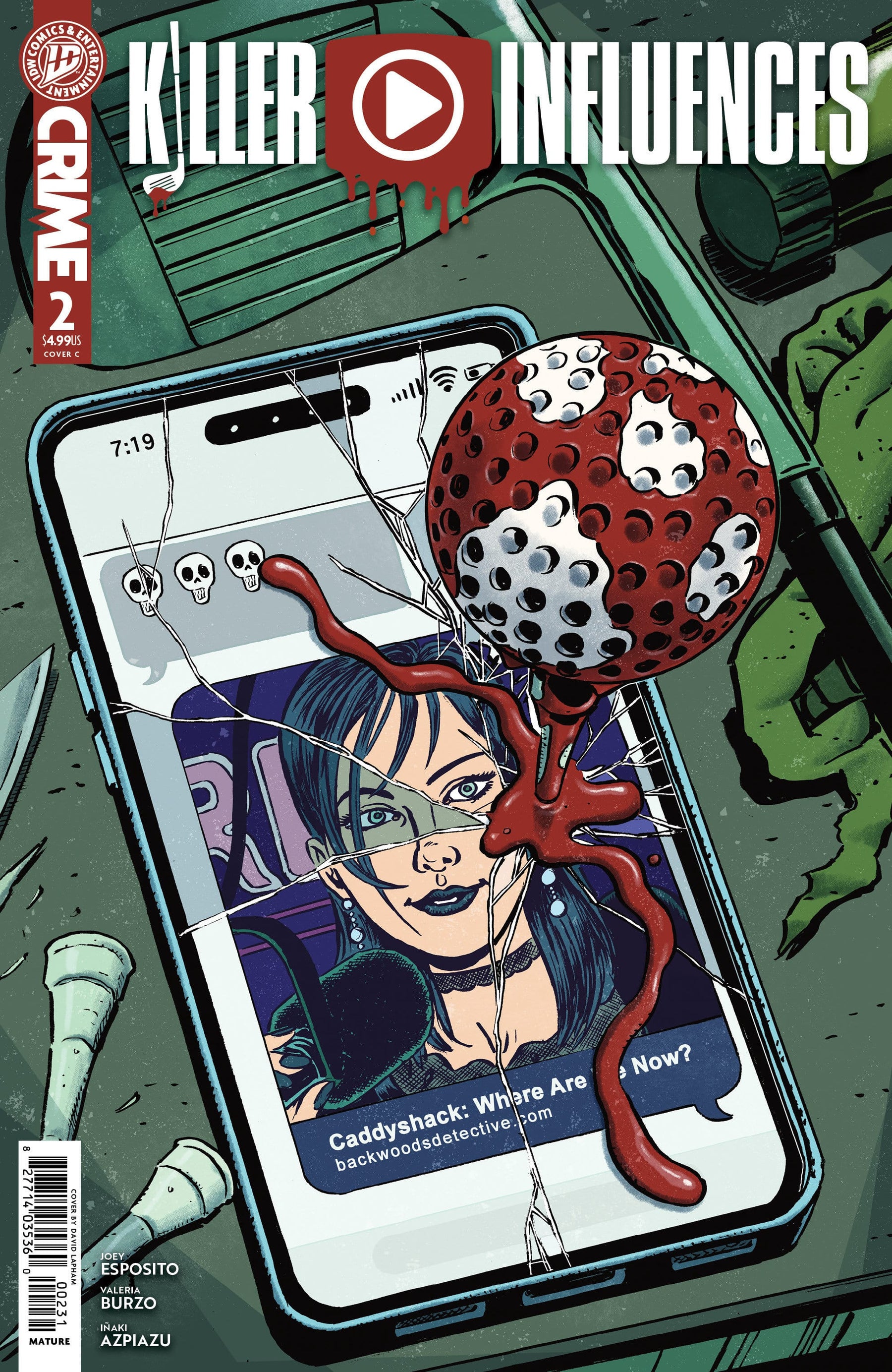 Killer Influences #2 Variant C (Lapham) (Release Date: 08/19/2026)