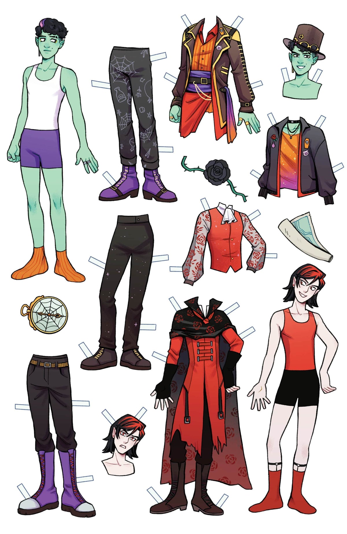 IDW Publishing Comic Books Monster High: Boomuda Triangle #1 Variant C (McCurdy Paper Doll Variant) 82771403498100131 PRH-82771403498100131