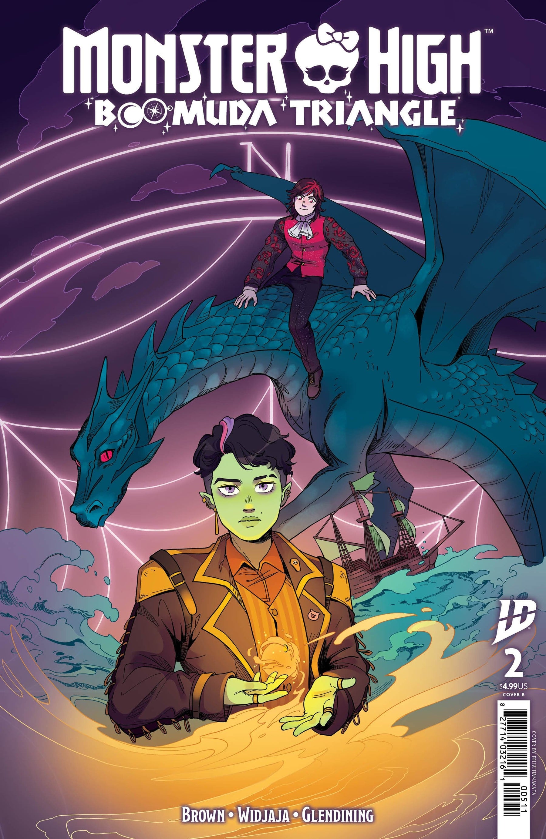 Monster High: Boomuda Triangle #2 Variant B (Hanakata Connecting Variant)