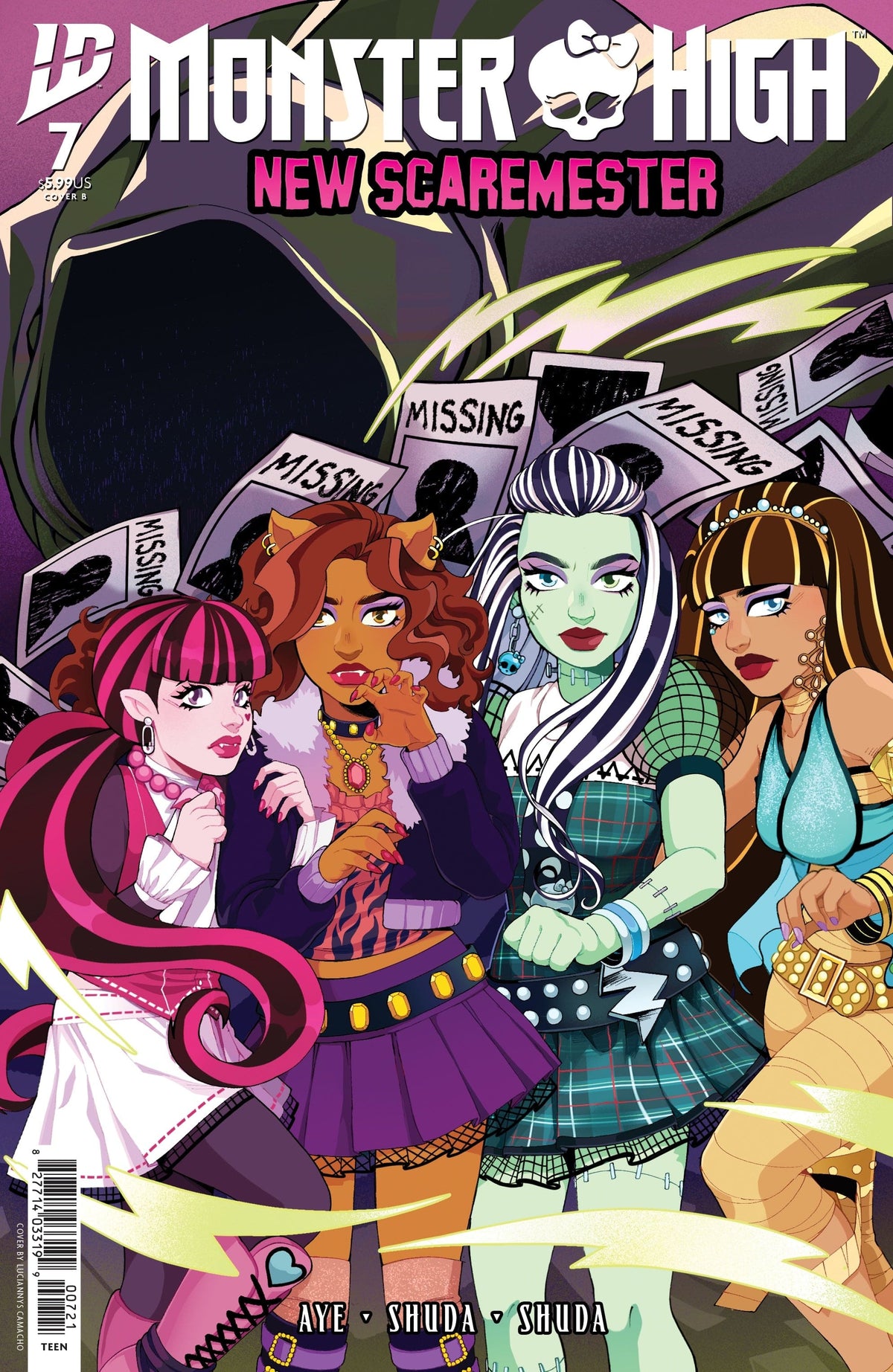 IDW Publishing Comic Books Monster High: New Scaremester #7 Variant B (Camacho) 82771403319900721 PRH-82771403319900721