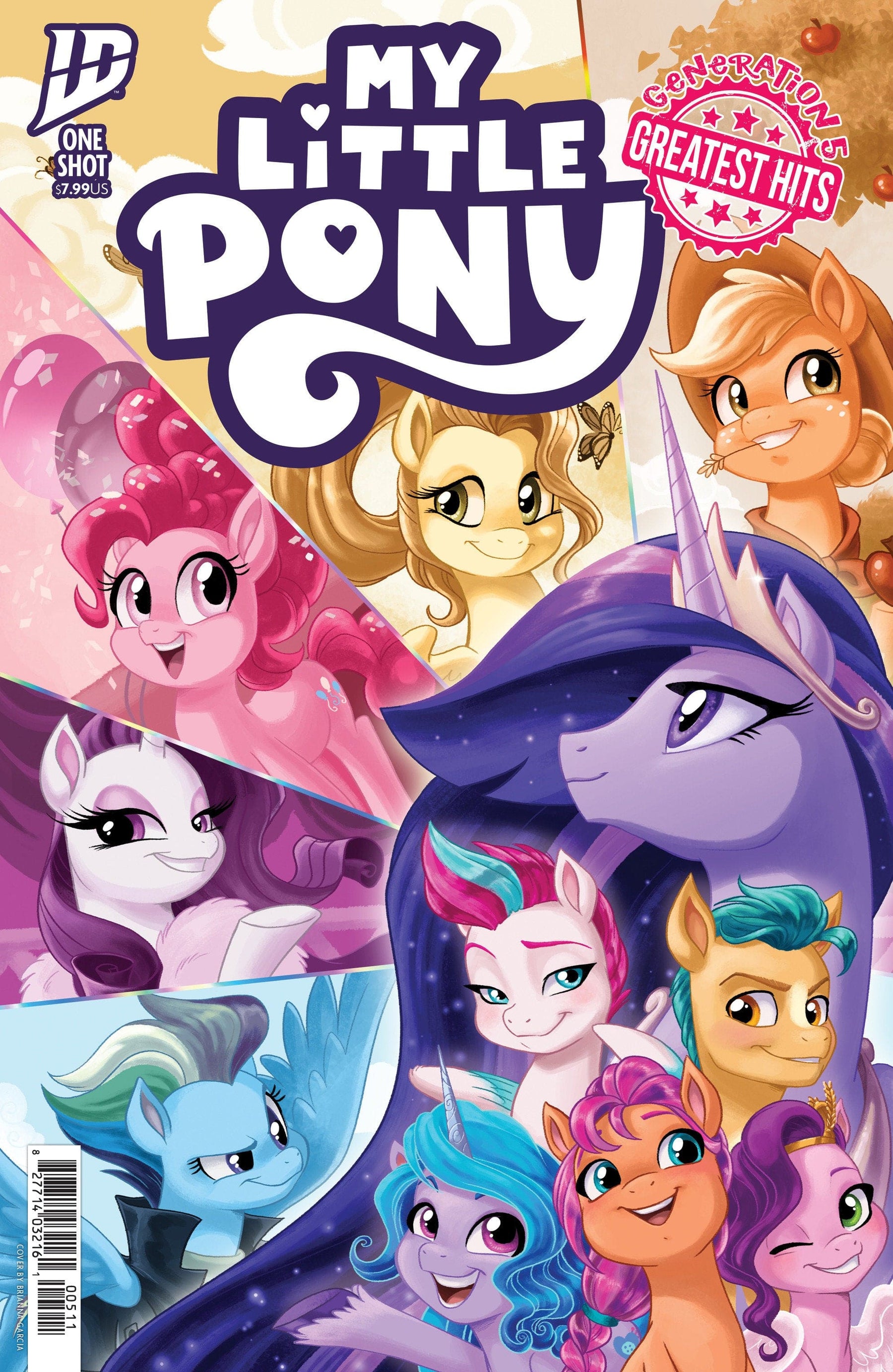 IDW Publishing Comic Books My Little Pony: Generation 5 Greatest Hits Cover A (Garcia) 82771403421900111 PRH-82771403421900111
