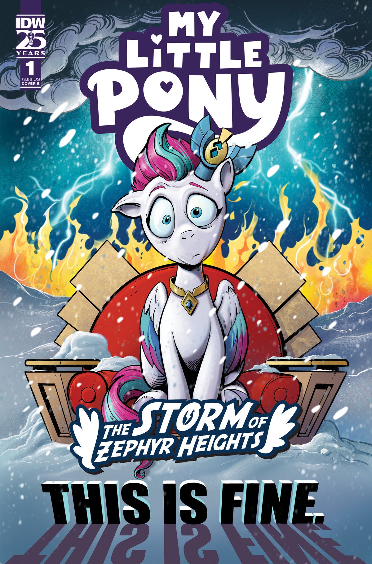 IDW Publishing Comic Books My Little Pony: The Storm of Zephyr Heights #1 Variant B (Price) 82771403340300121 PRH-82771403340300121