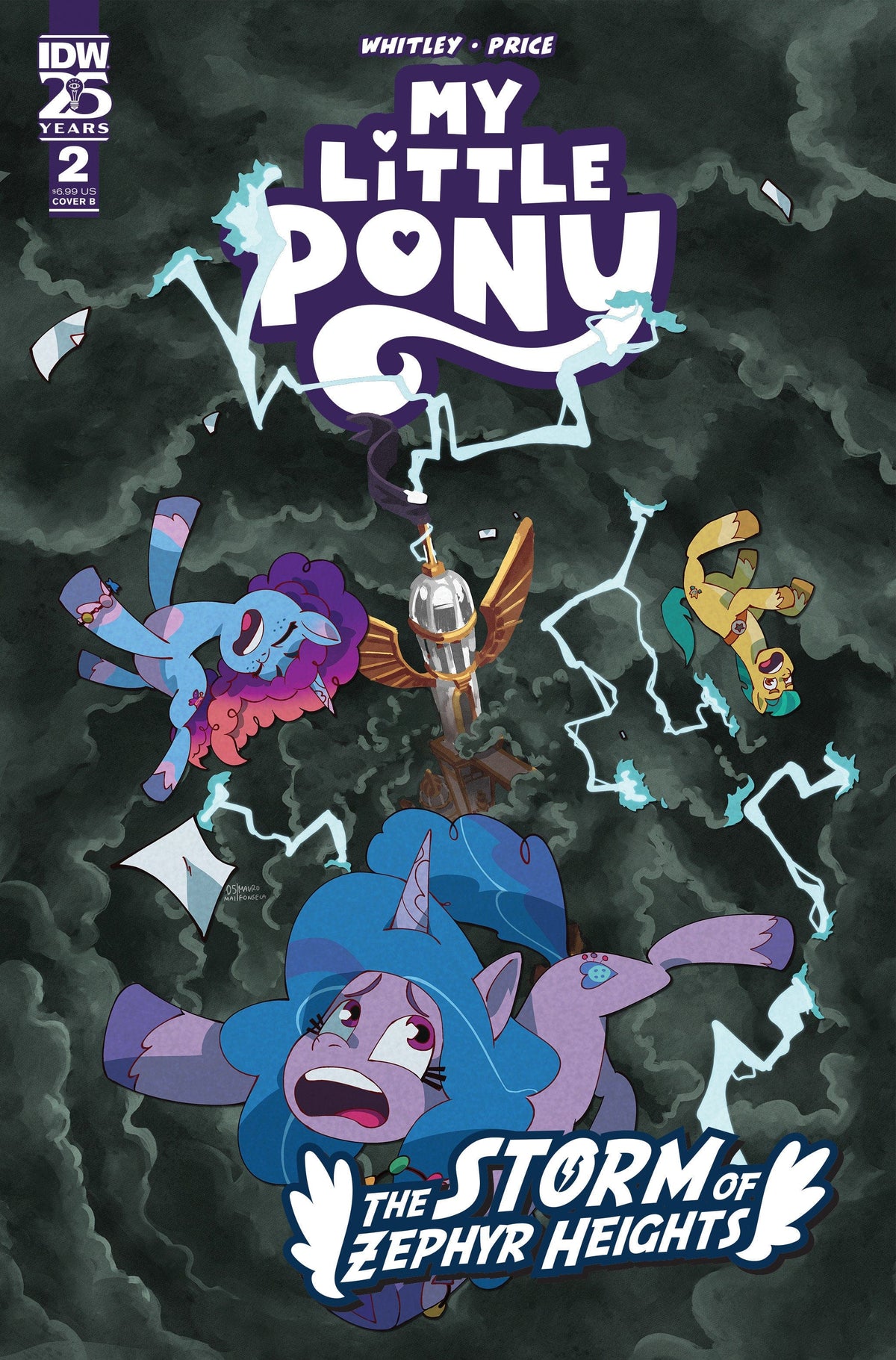 IDW Publishing Comic Books MY LITTLE PONY: THE STORM OF ZEPHYR HEIGHTS #2 VARIANT B (FONSECA) 82771403340300221 PRH-82771403340300221