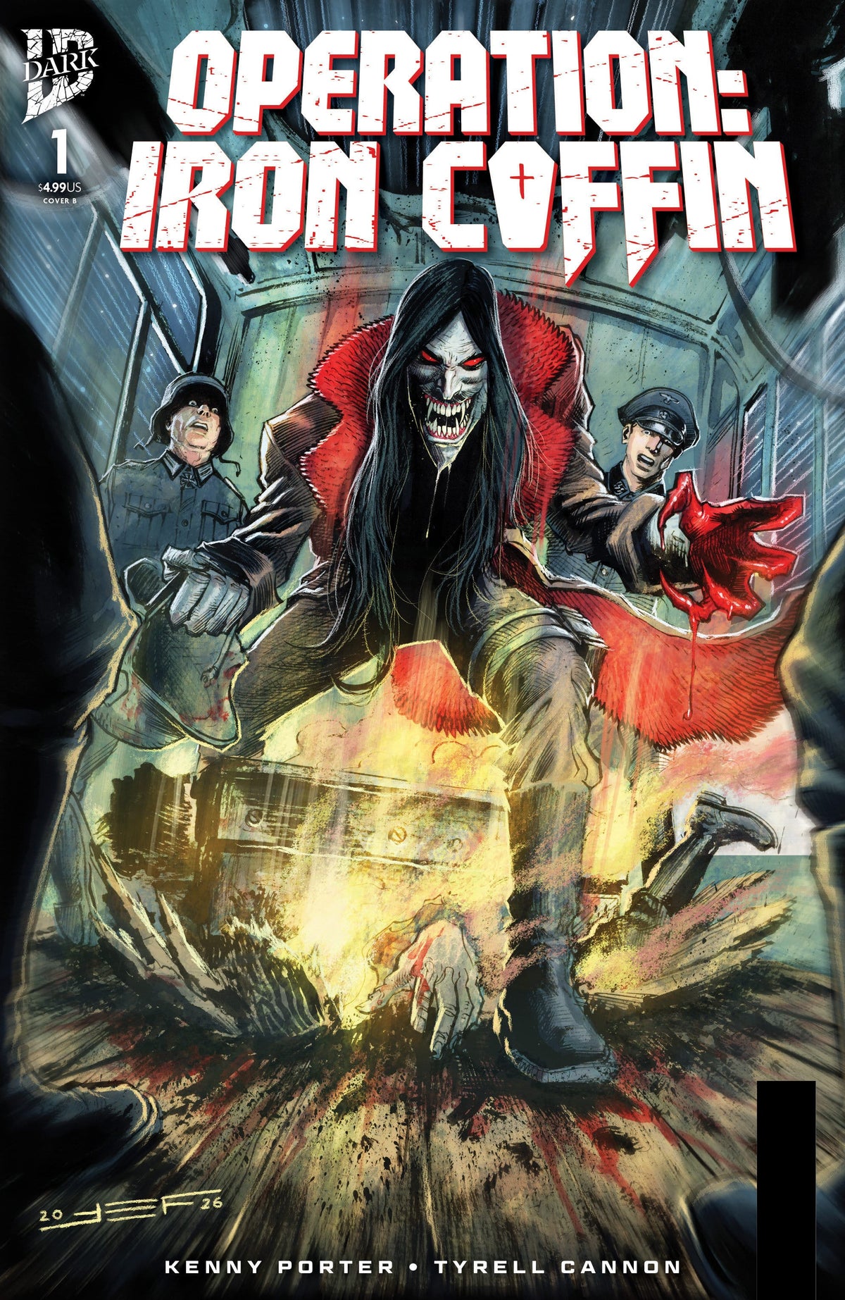 IDW Publishing Comic Books Operation: Iron Coffin #1 Variant B (Ferreyra) 82771403546900121 PRH-82771403546900121