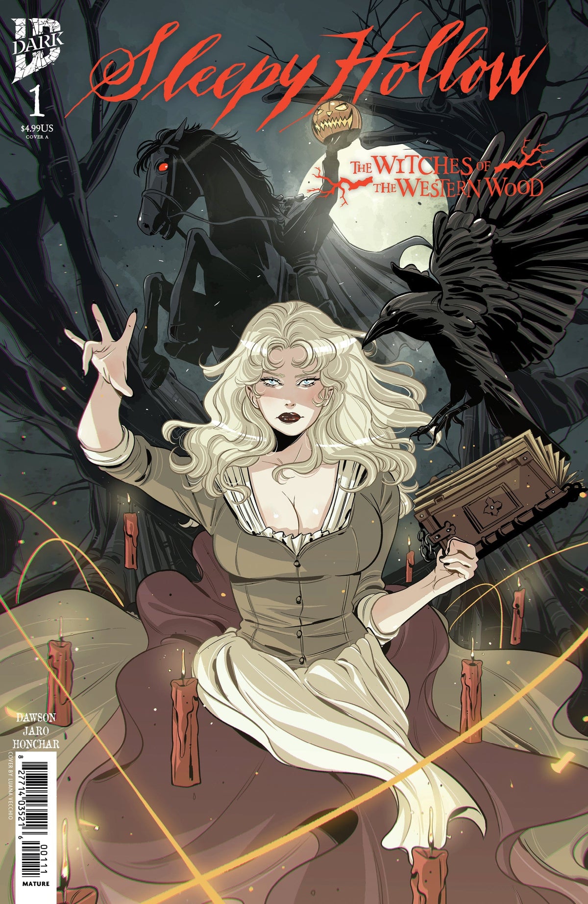 IDW Publishing Comic Books Sleepy Hollow: The Witches of the Western Wood #1 Cover A (Vecchio) 82771403521600111 PRH-82771403521600111