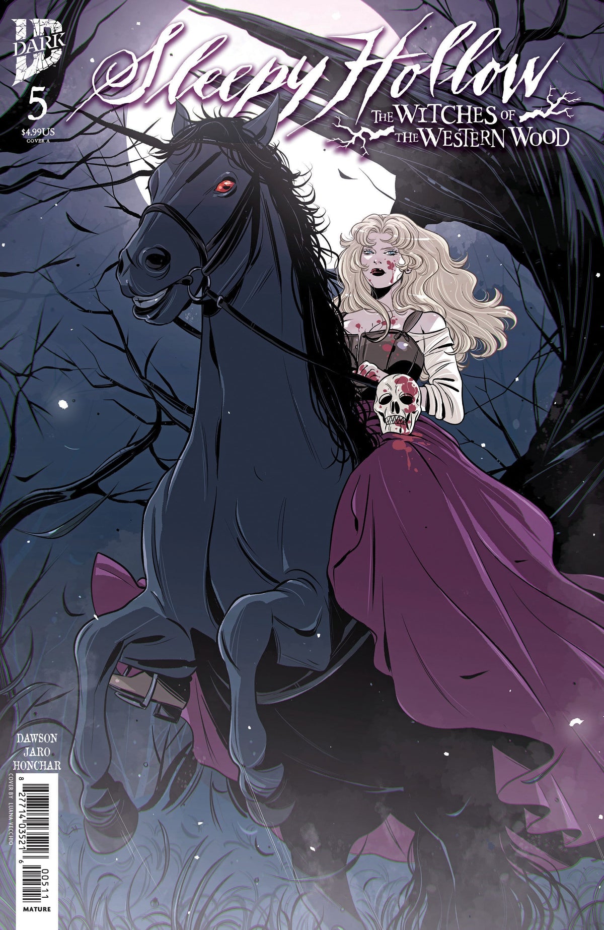 IDW Publishing Comic Books Sleepy Hollow: The Witches of the Western Wood #5 Cover A (Vecchio) (Release Date: 09/16/2026) 82771403521600511 PRH-82771403521600511
