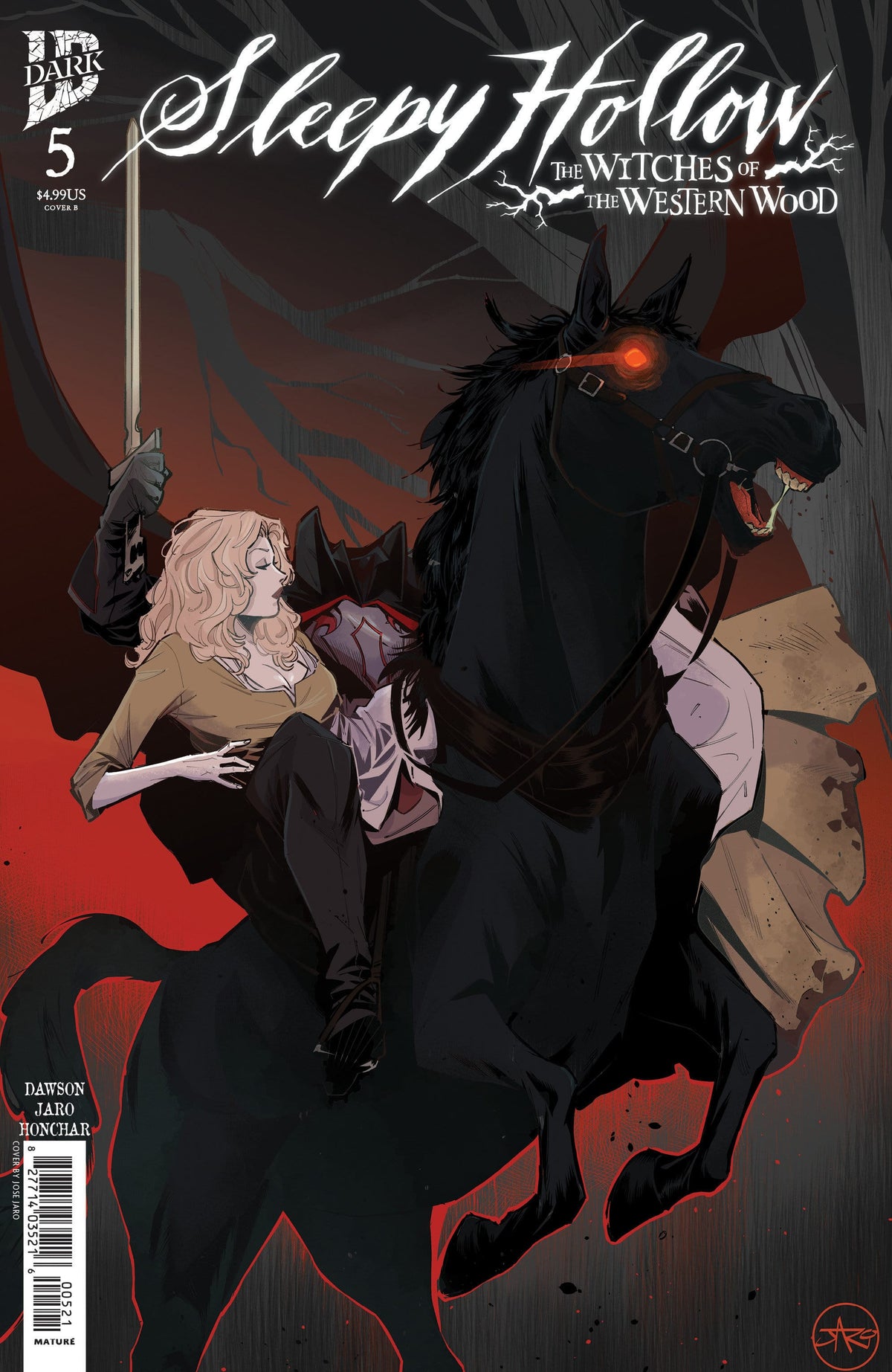 IDW Publishing Comic Books Sleepy Hollow: The Witches of the Western Wood #5 Variant B (Jaro) (Release Date: 09/16/2026) 82771403521600521 PRH-82771403521600521