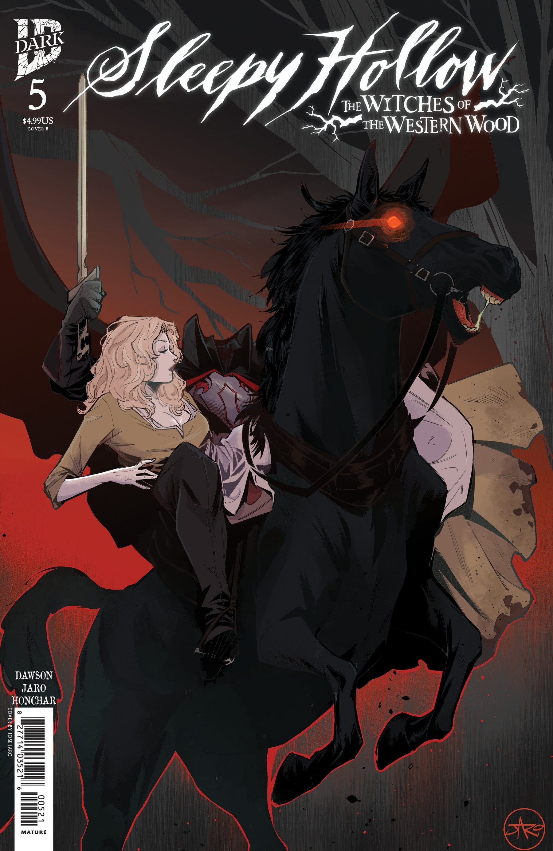Sleepy Hollow: The Witches of the Western Wood #5 Variant B (Jaro) (Release Date: 09/16/2026)