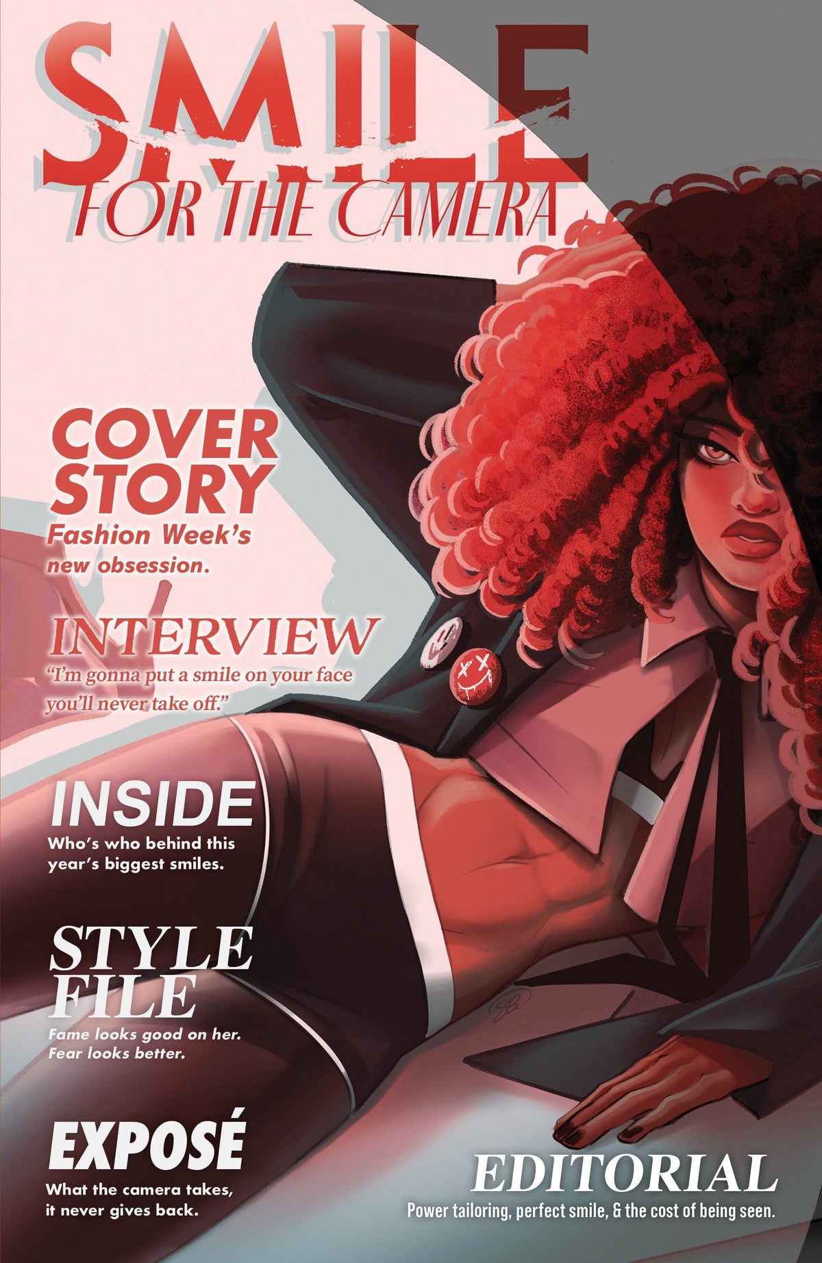 IDW Publishing Comic Books Smile: For the Camera #4 Variant C (Boo Fashion Magazine Variant) 82771403503200431 PRH-82771403503200431