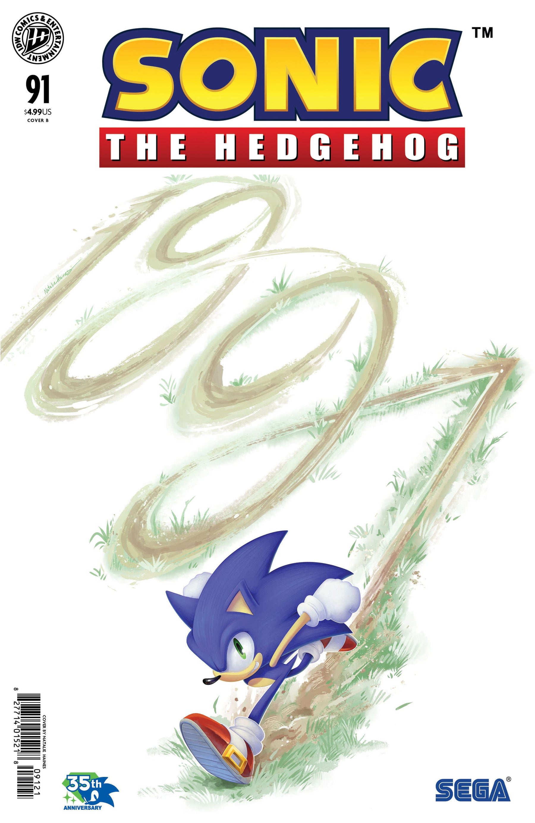 Sonic the Hedgehog #91 Variant B (Haines) (Release Date: 10/28/2026)