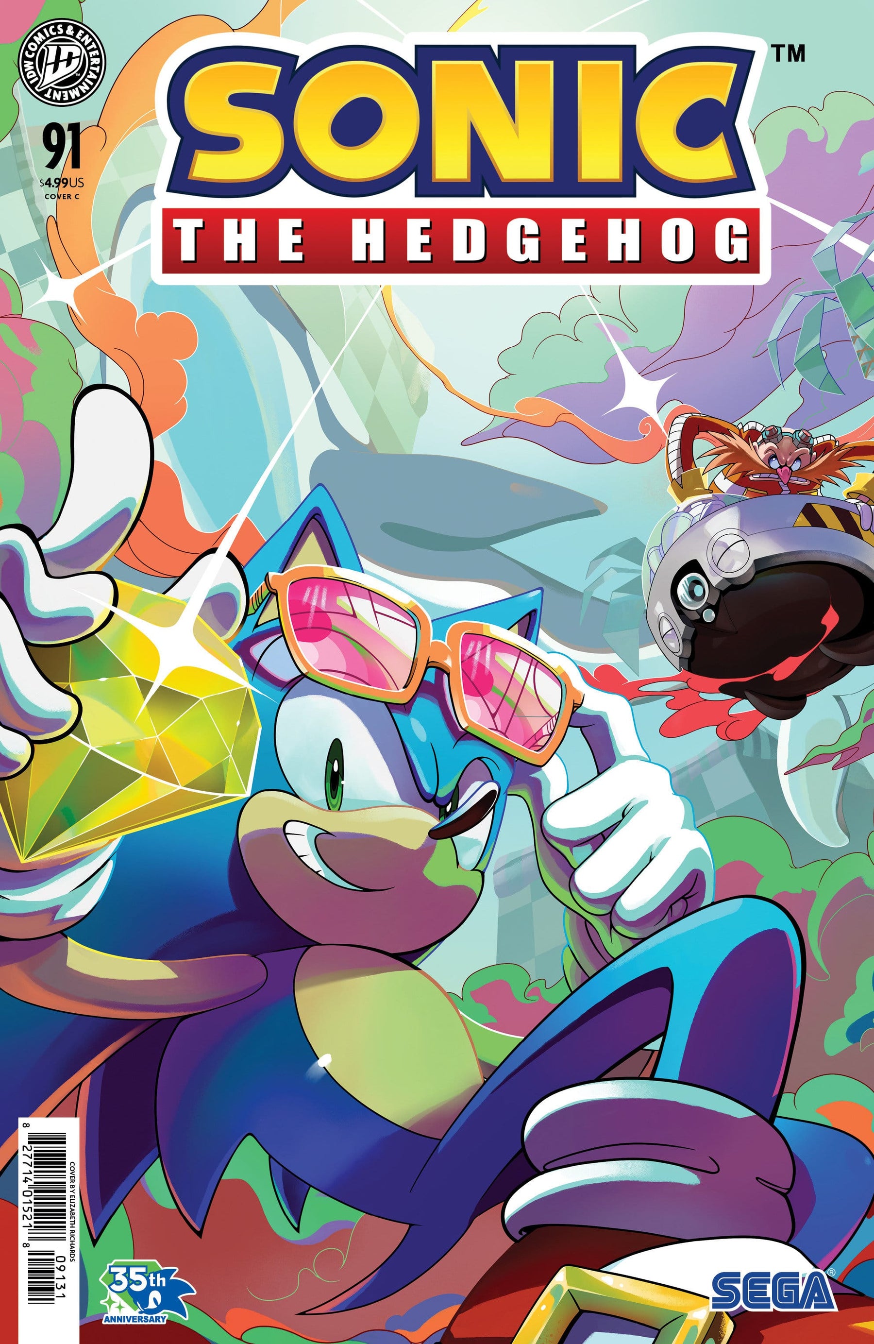 Sonic the Hedgehog #91 Variant C (Richards) (Release Date: 10/28/2026)