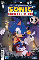 IDW Publishing Comic Books Sonic the Hedgehog #91 Variant E (Kareh IDW Goes Dark Variant) (Release Date: 10/28/2026) 82771401521809151 PRH-82771401521809151