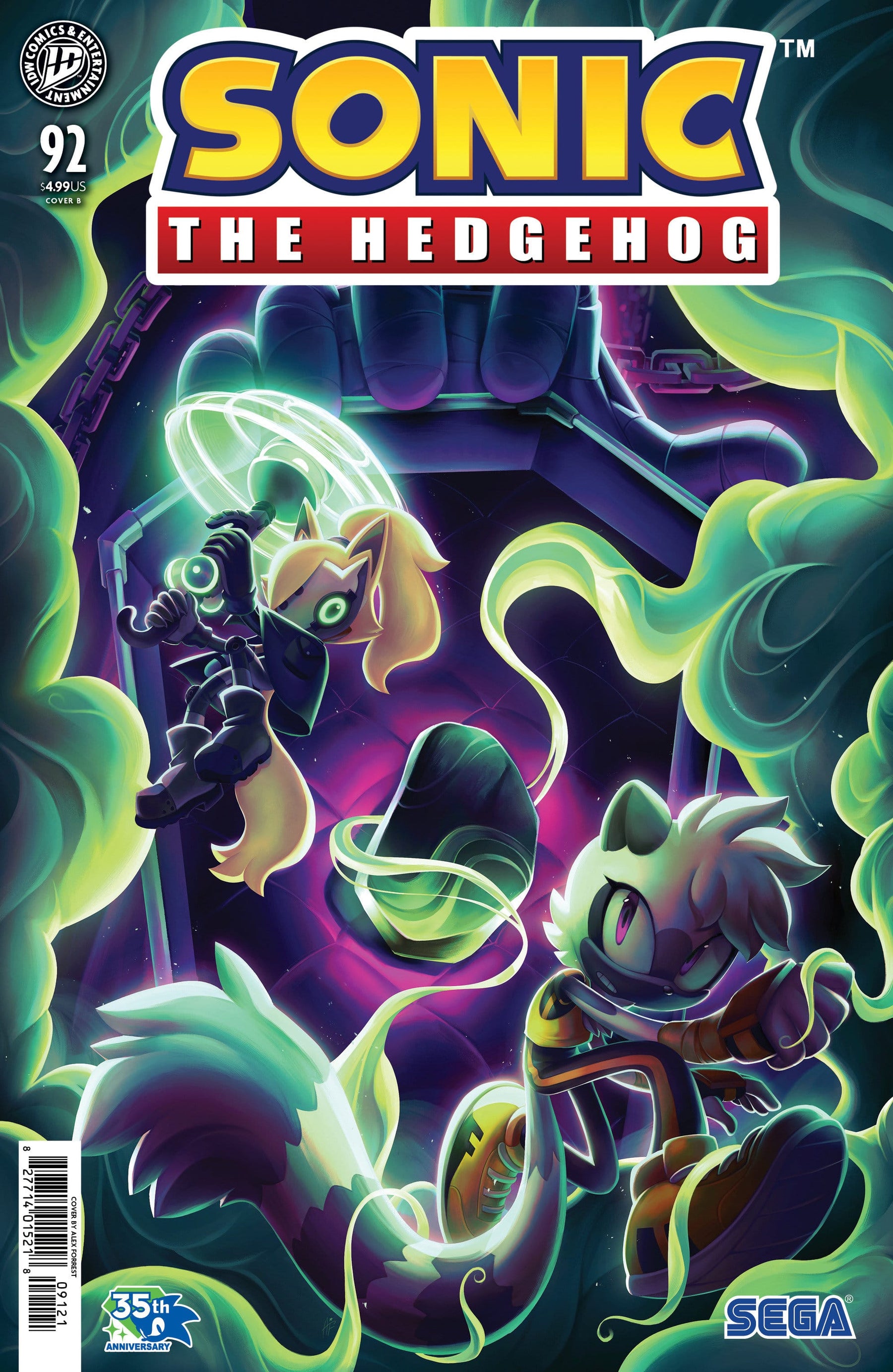 Sonic the Hedgehog #92 Variant B (Forrest) (Release Date: 12/09/2026)
