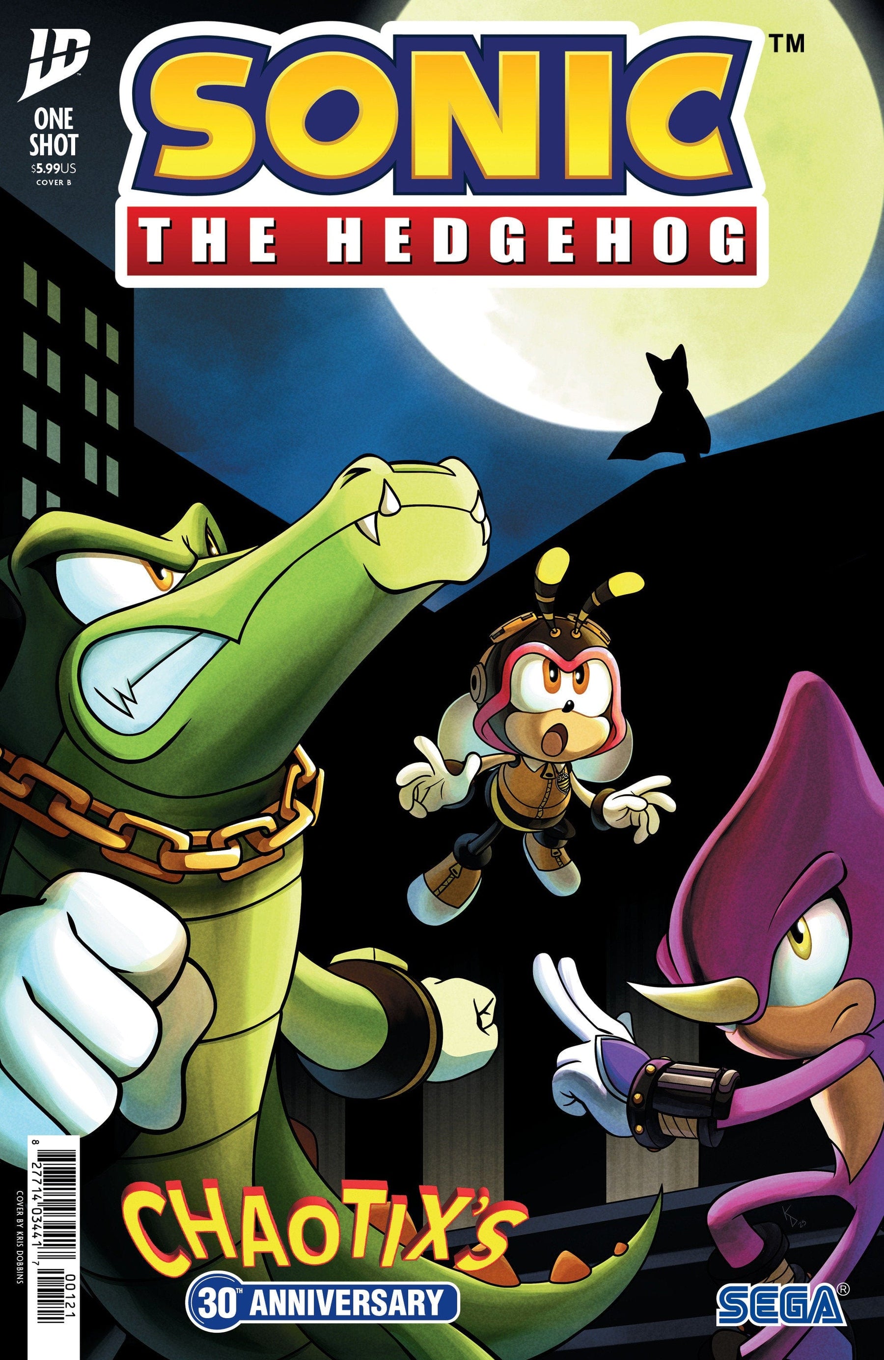 IDW Publishing Comic Books Sonic the Hedgehog: Chaotix's 30th Anniversary Special Variant B (Dobbins) 82771403441700121 PRH-82771403441700121