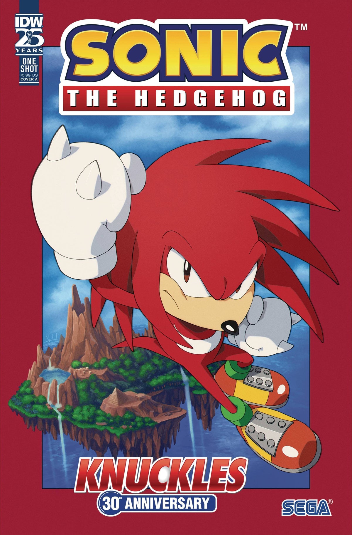 IDW Publishing Comic Books SONIC THE HEDGEHOG: KNUCKLES' 30TH ANNIVERSARY SPECIAL COVER A (HAMMERSTROM) 82771403356400111 PRH-82771403356400111