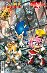IDW Publishing Comic Books Sonic the Hedgehog x Godzilla #1 Variant E (Suayan) 82771403548300151 PRH-82771403548300151