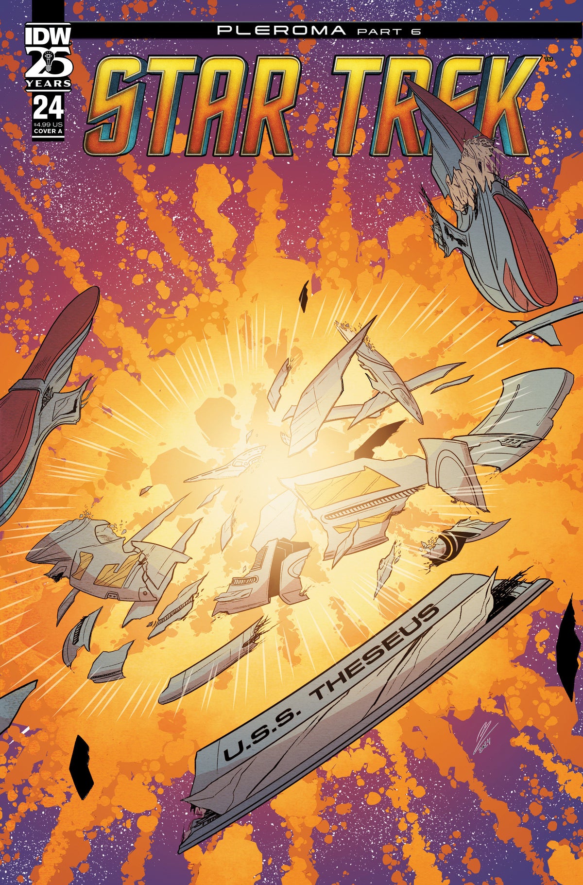 IDW Publishing Comic Books Star Trek #24 Cover A (Levens) 82771403084602411 PRH-82771403084602411
