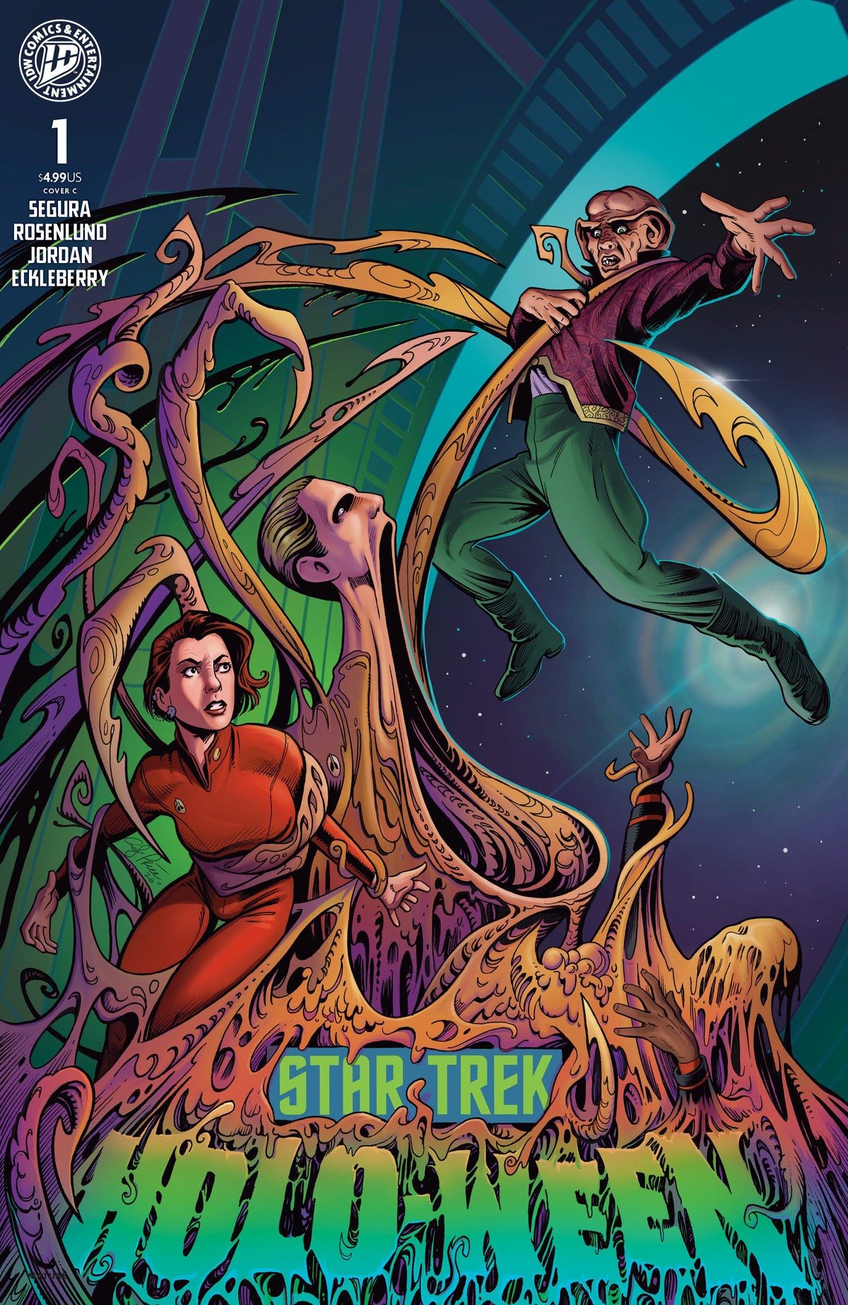 IDW Publishing Comic Books Star Trek: Holo-ween II #1 Variant C (Price IDW Goes Dark Variant) (Release Date: 10/07/2026) 82771403591900131 PRH-82771403591900131