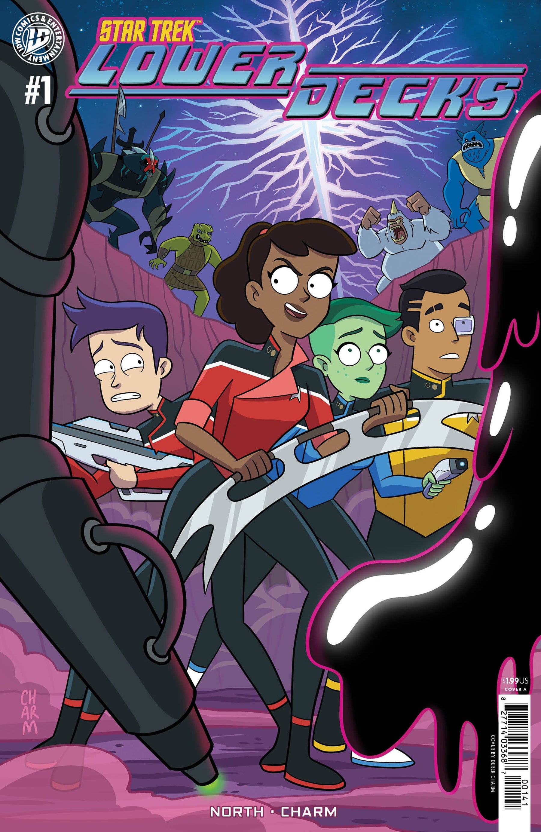 Star Trek: Lower Decks #1: IDW Classics Cover A (Charm)