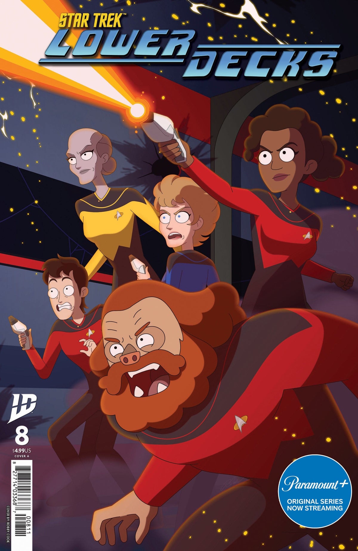 IDW Publishing Comic Books Star Trek: Lower Decks #8 Cover A (Cook) 82771403368700811 PRH-82771403368700811