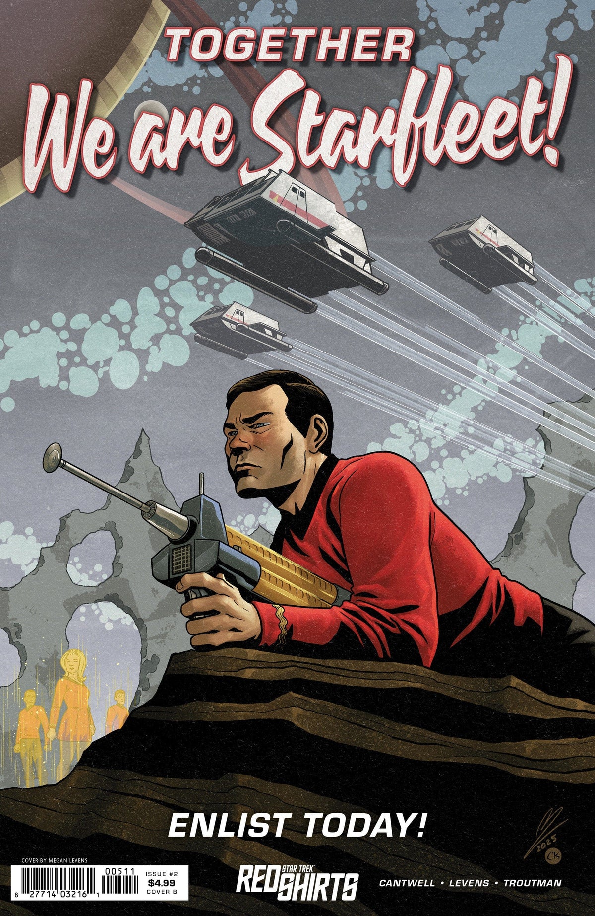 IDW Publishing Comic Books Star Trek: Red Shirts #2 Variant B (Levens Federation Recruitment) 82771403430100221 PRH-82771403430100221