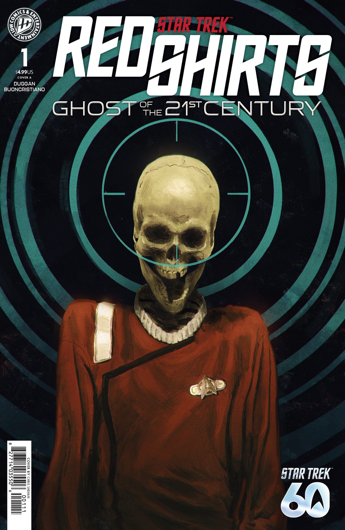 IDW Publishing Comic Books Star Trek: Red Shirts--Ghost of the 21st Century #1 Cover A (Shehan) 82771403550600111 PRH-82771403550600111