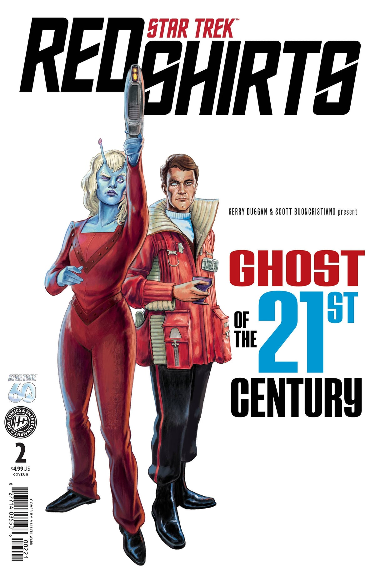IDW Publishing Comic Books Star Trek: Red Shirts--Ghost of the 21st Century #2 Variant B (Ward) (Release Date: 09/09/2026) 82771403550600221 PRH-82771403550600221