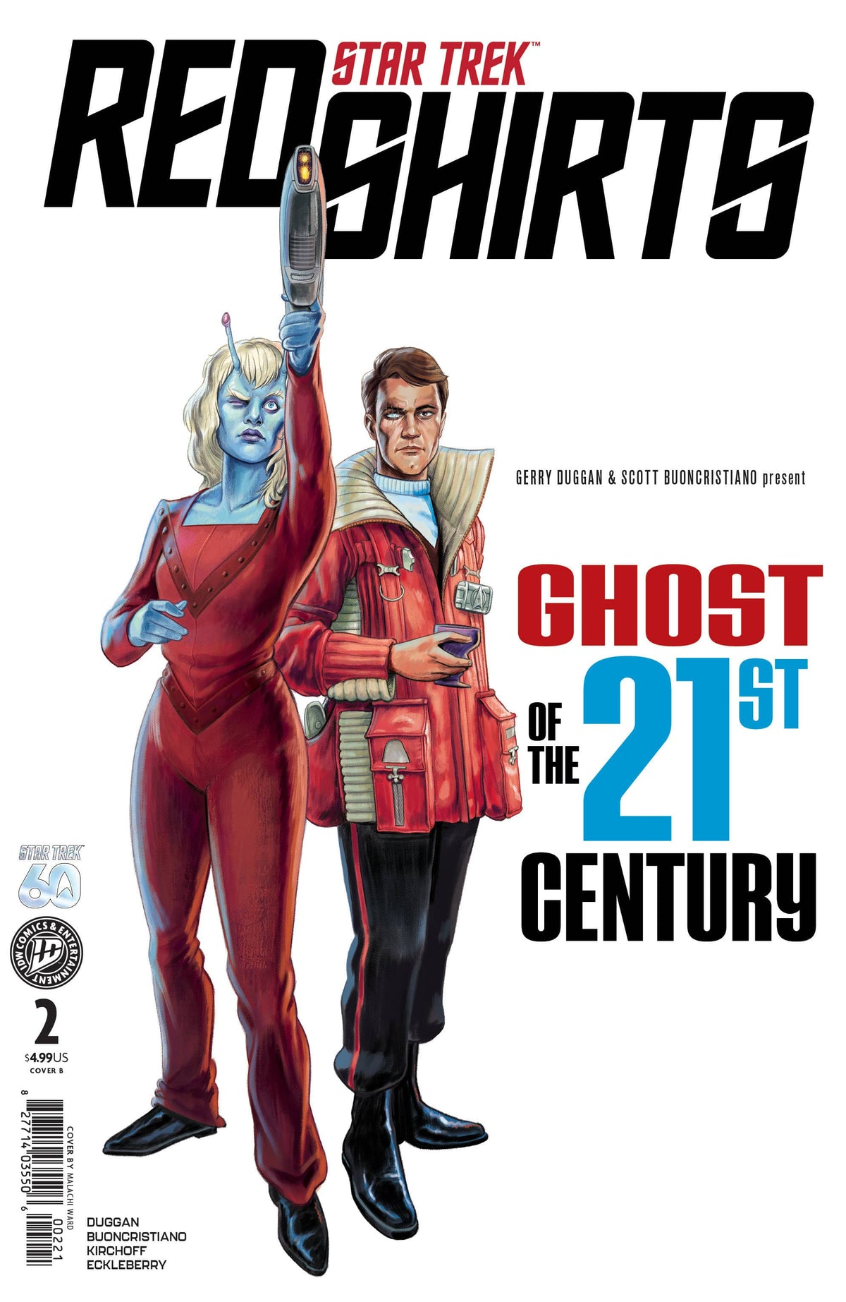 IDW Publishing Comic Books Star Trek: Red Shirts--Ghost of the 21st Century #2 Variant B (Ward) (Release Date: 09/09/2026) 82771403550600221 PRH-82771403550600221