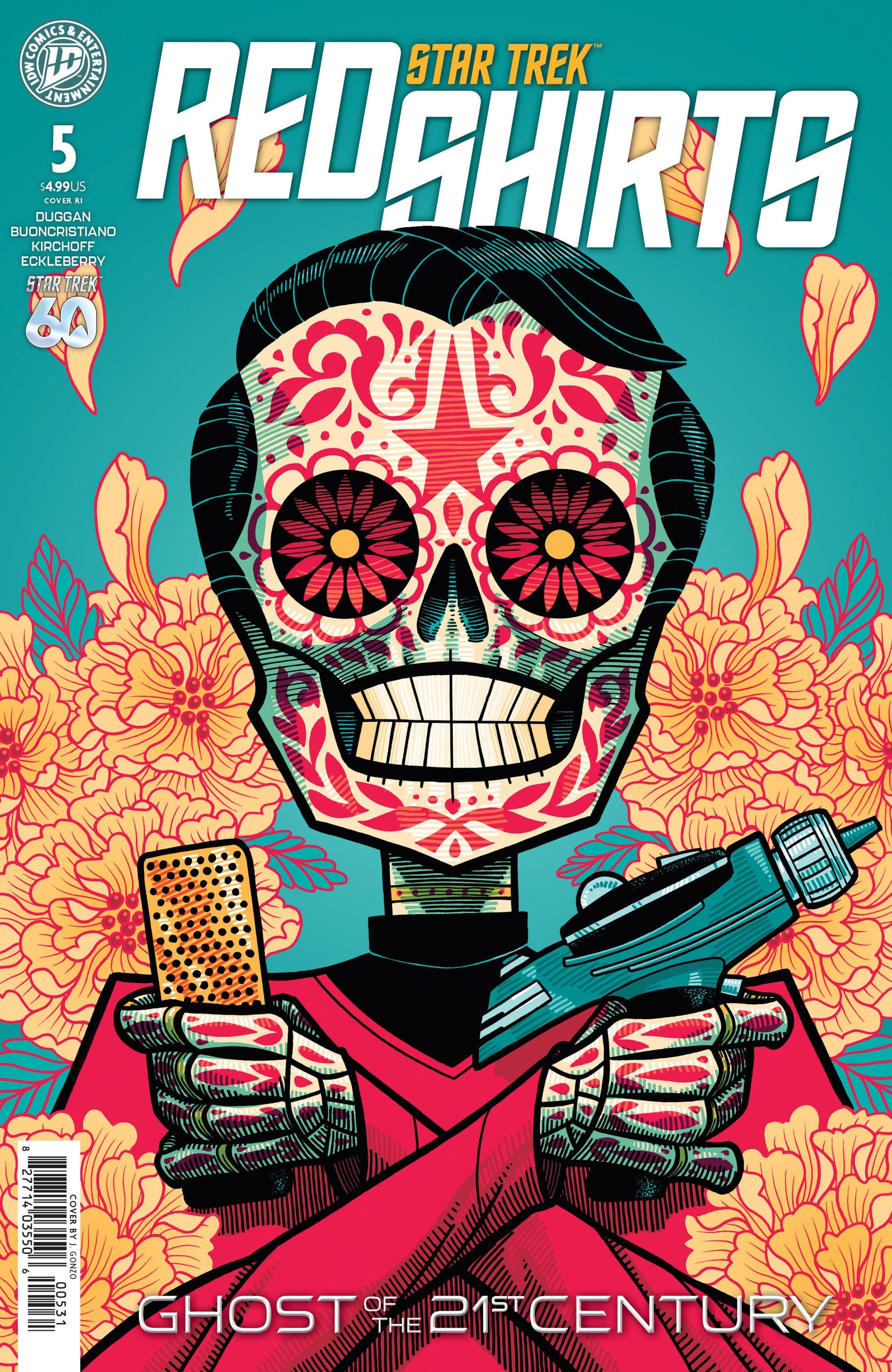Star Trek: Red Shirts--Ghost of the 21st Century #5 Variant RI (10) (J. Gonzo) (Release Date: 12/09/2026)