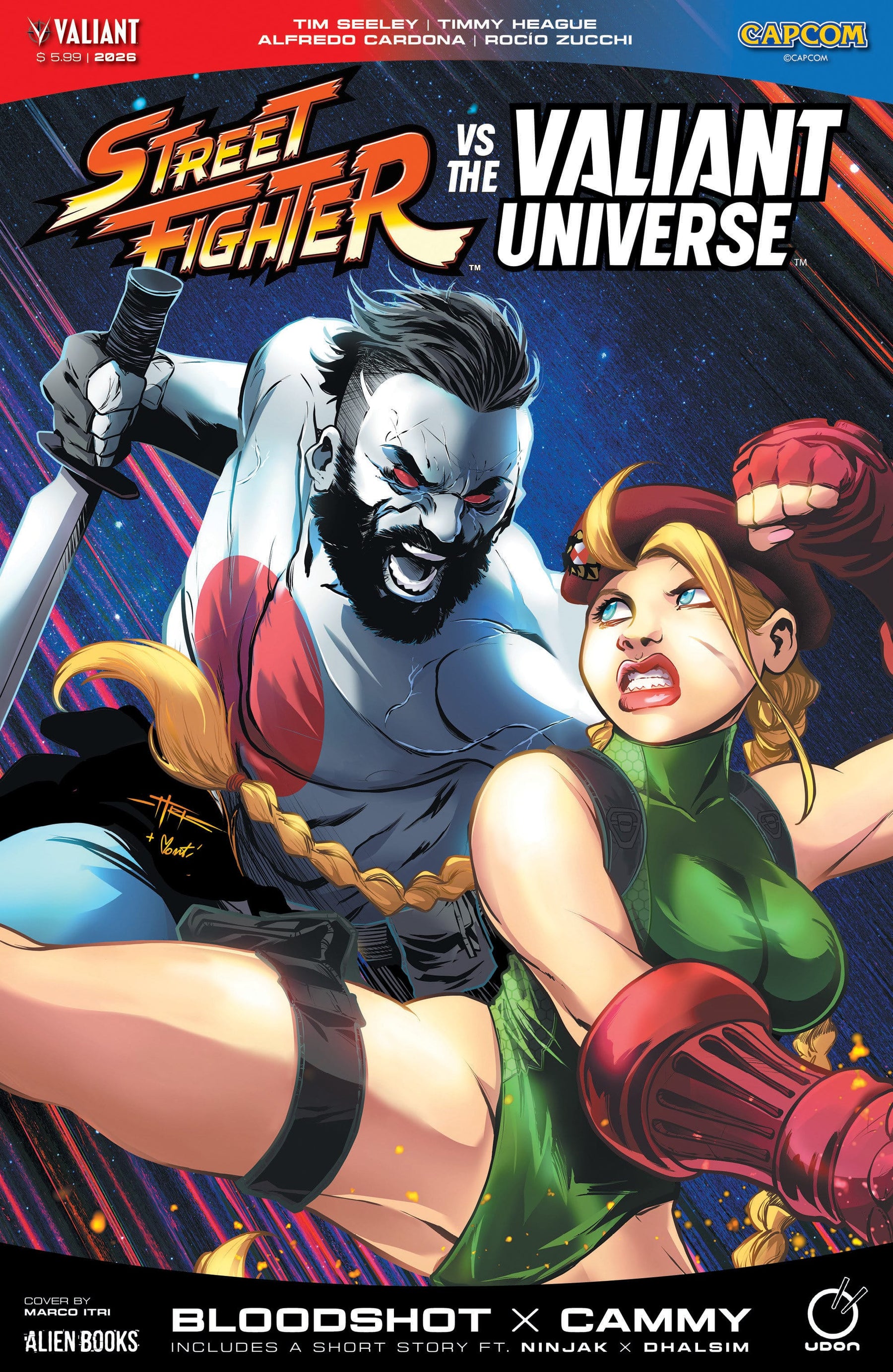 IDW Publishing Comic Books Street Fighter Vs. The Valiant Universe Special Variant C (Itri) 73238818694500131 PRH-73238818694500131