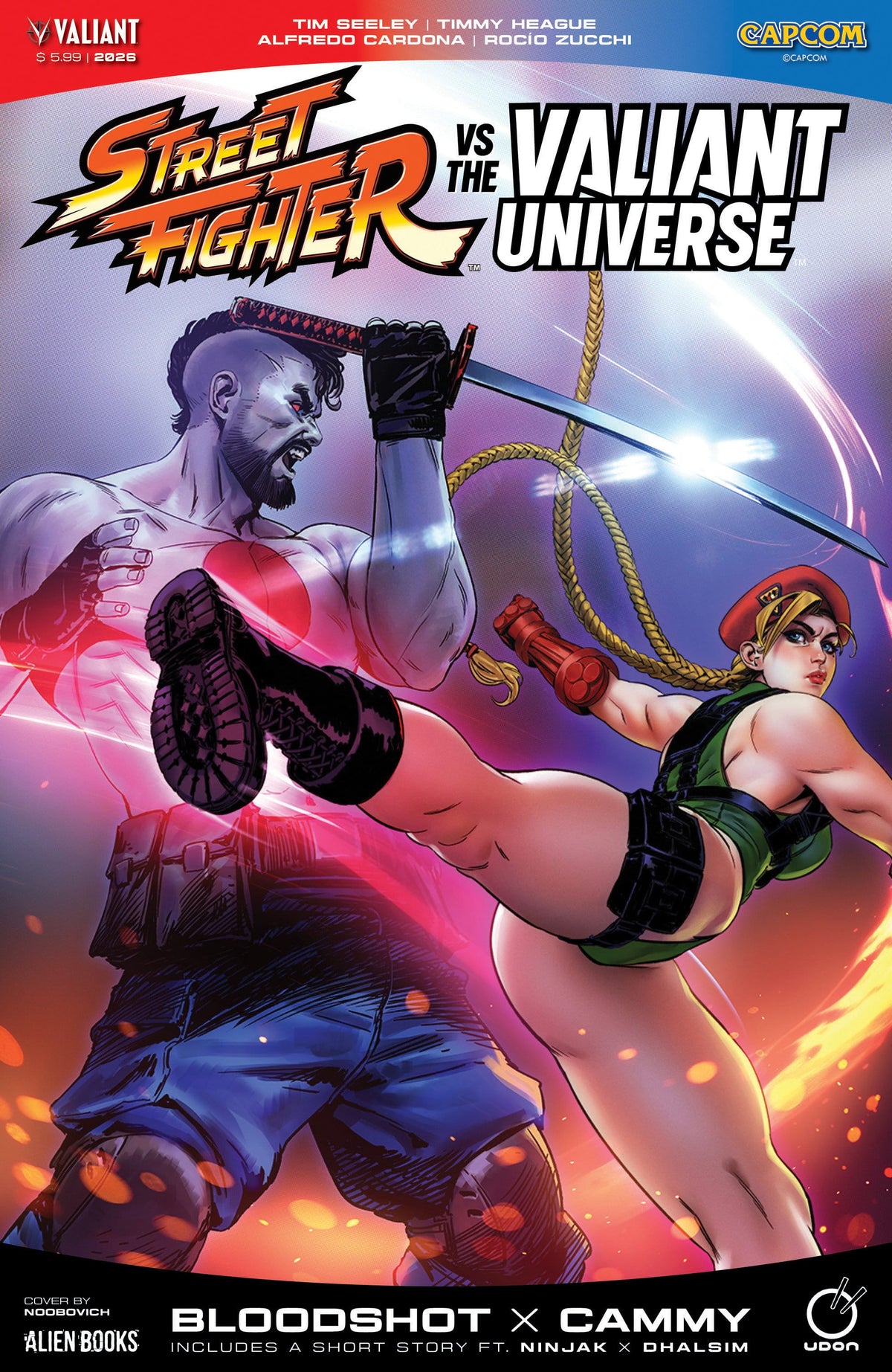 IDW Publishing Comic Books Street Fighter Vs. The Valiant Universe Special Variant D (Noobovich) 73238818694500141 PRH-73238818694500141