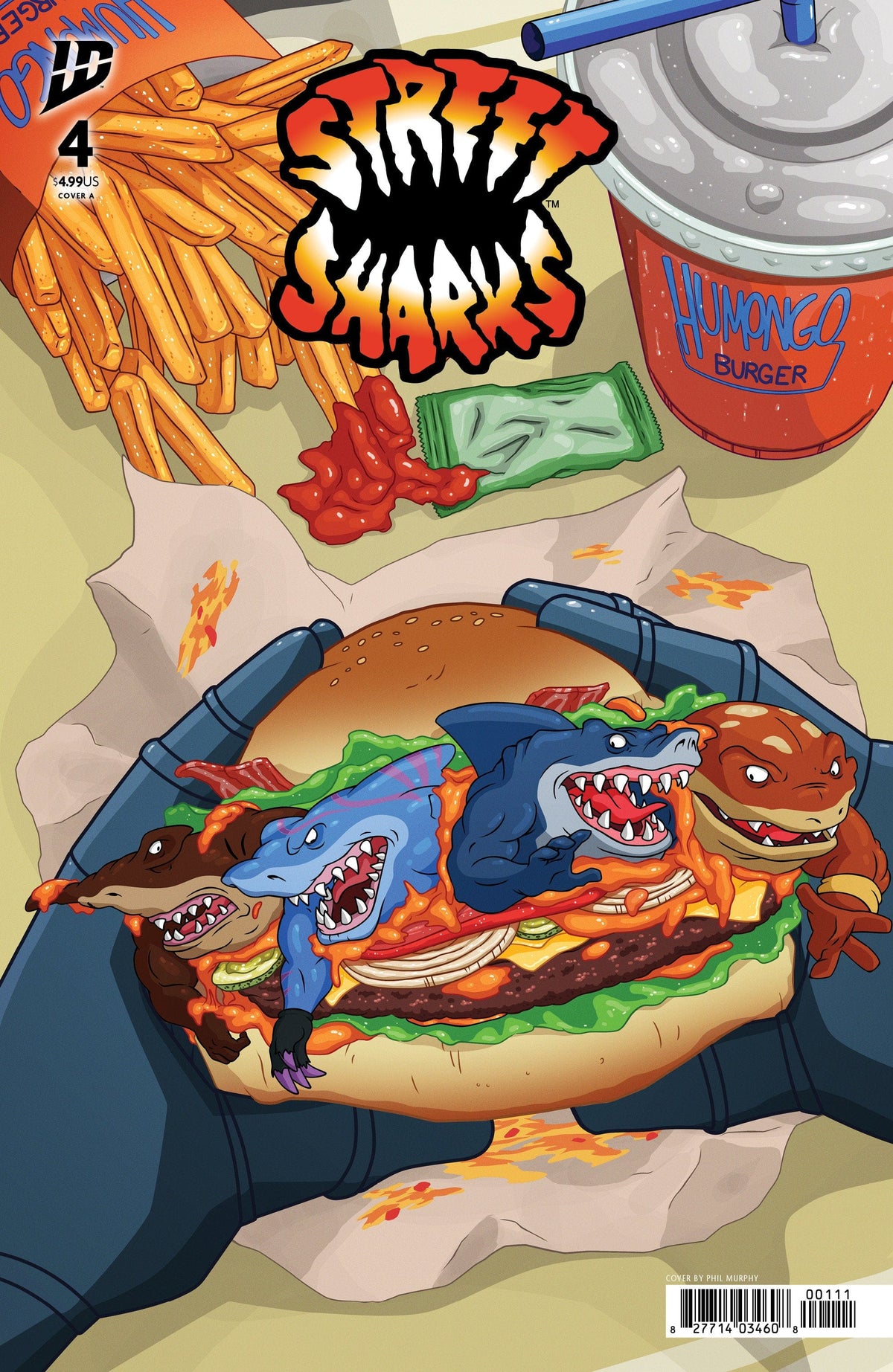 IDW Publishing Comic Books Street Sharks #4 Cover A (Murphy) 82771403460800411 PRH-82771403460800411